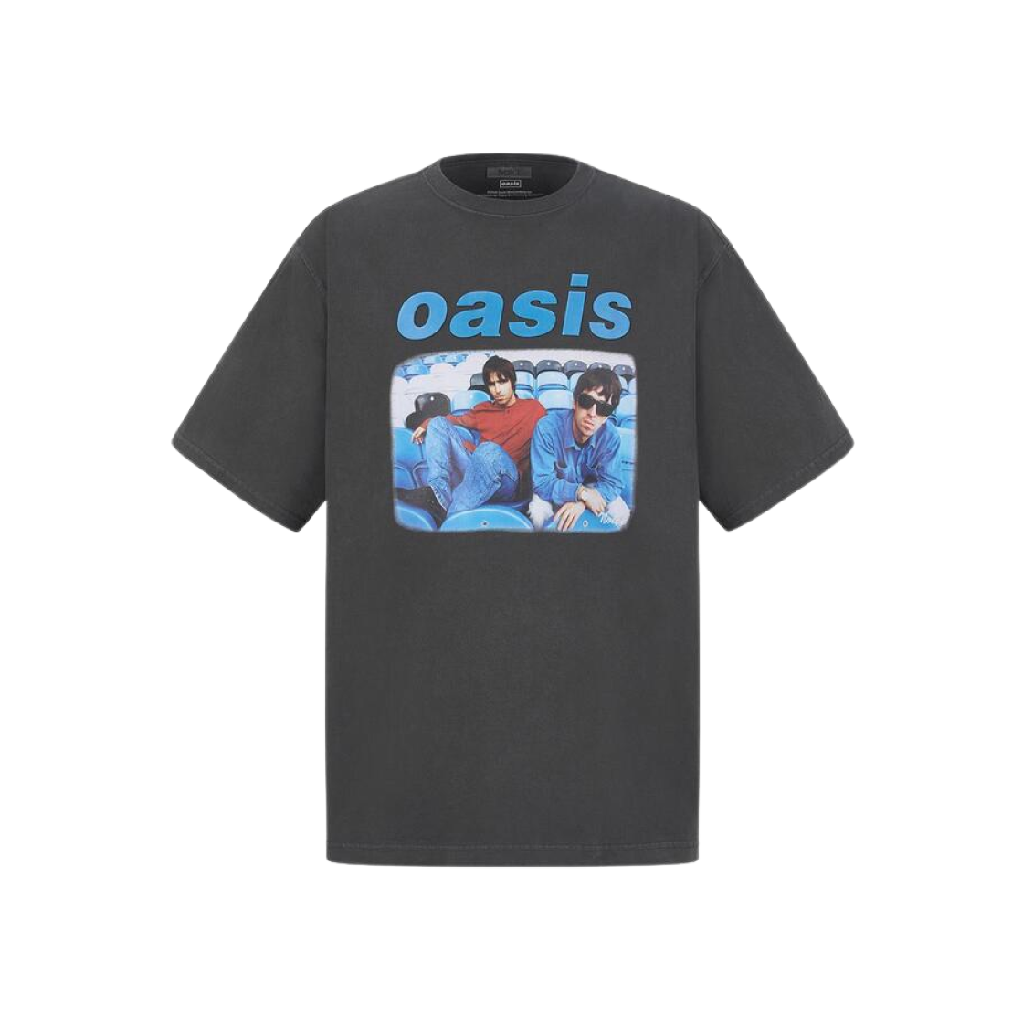 노이스 x 오아시스 메인 로드 티셔츠 차콜(Noice x Oasis Maine Road T-Shirt Charcoal)