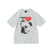 [KREAM 단독] Suade Bulldog Tee Melange Gray