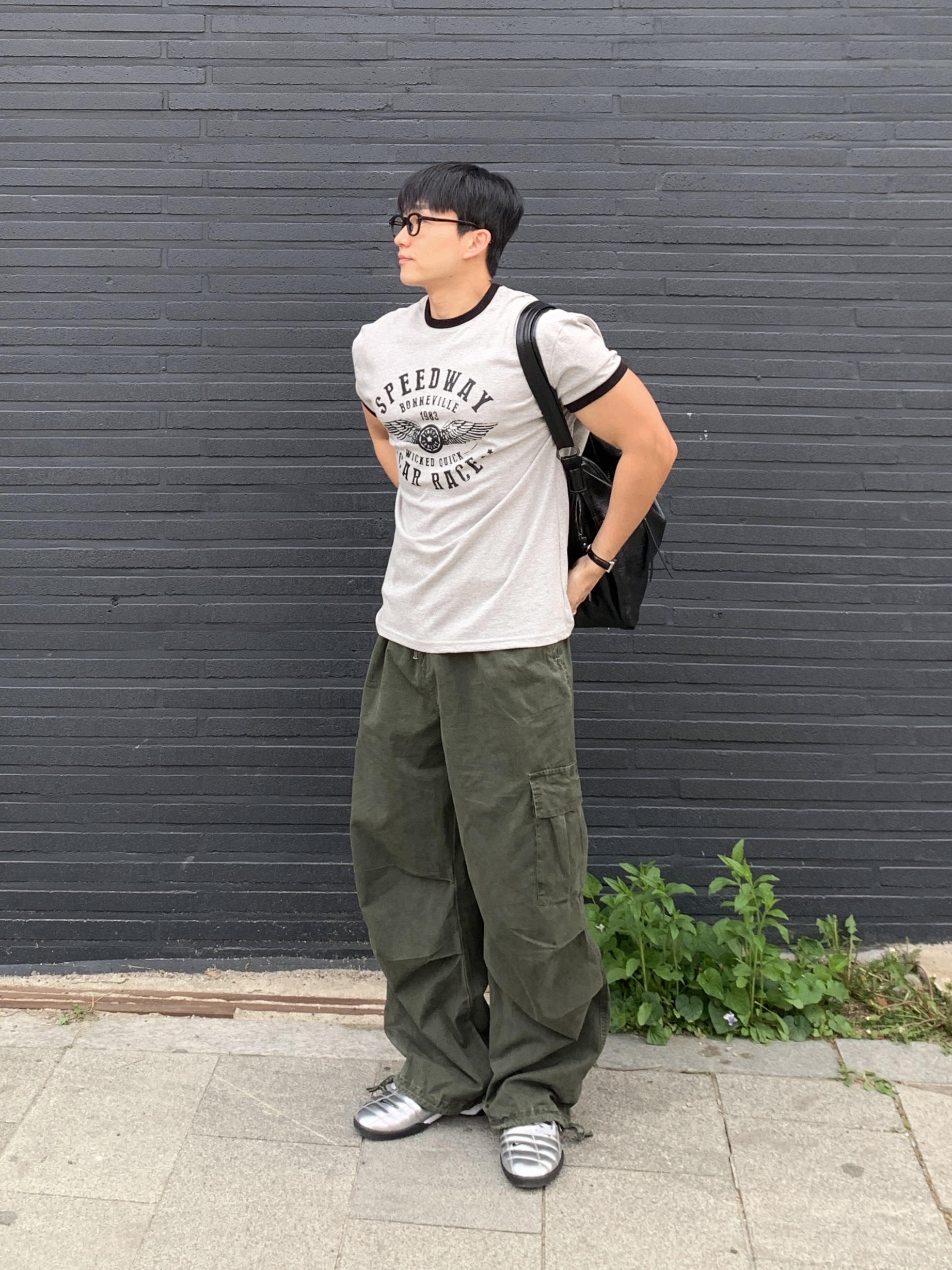 Nike Total 90 III SP Metallic Silver and Black, Casio LTP-V007L-7B1 착용 스타일