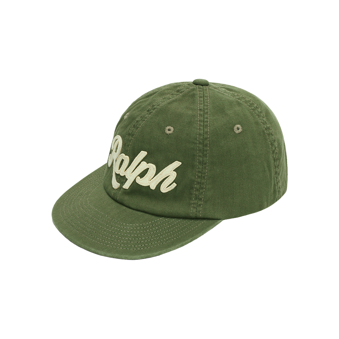 KM5BHTCRLJ6OL [30% 적립] Polo Ralph Lauren Herringbone Ball Cap Olive Mountain - 25SS - #2