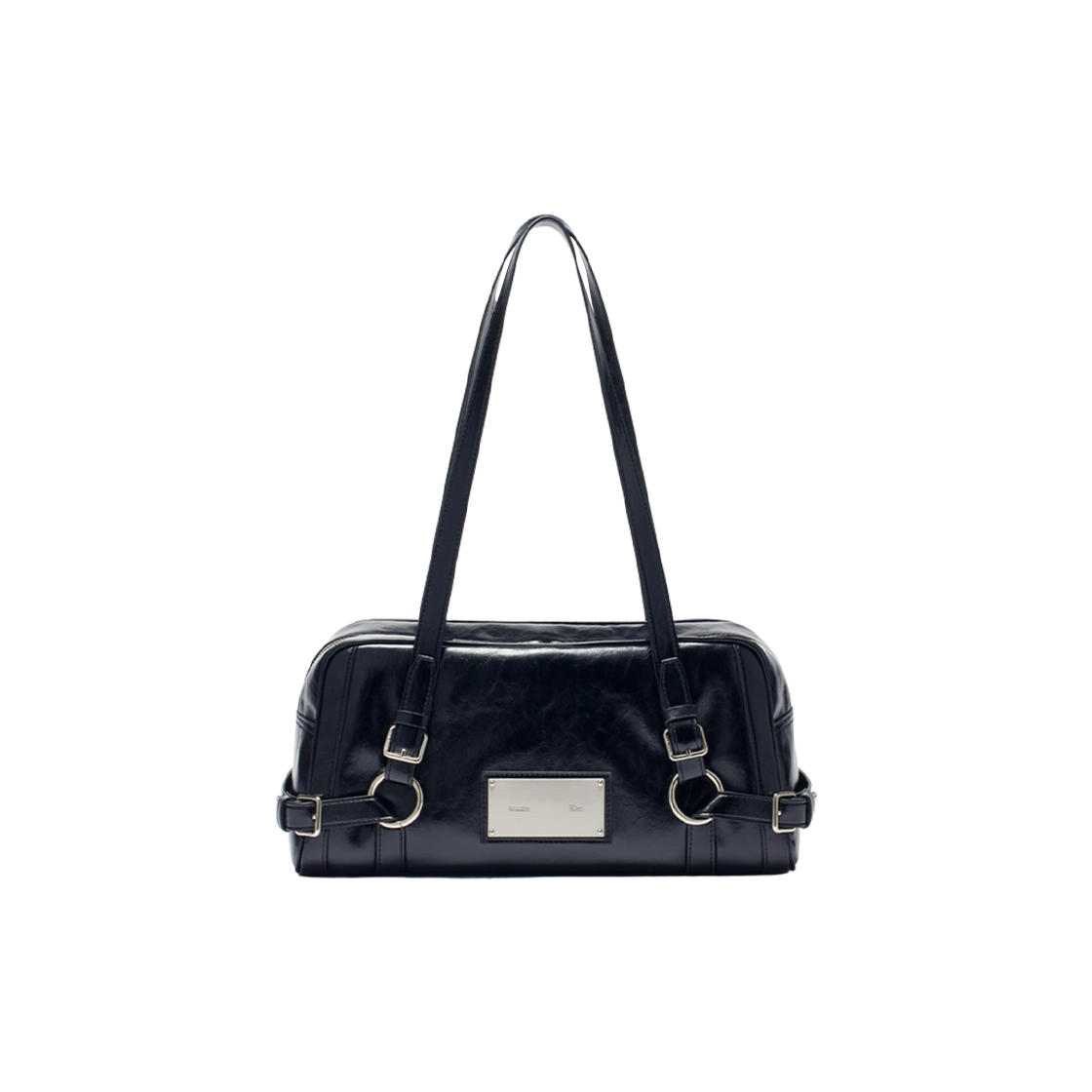 ★MATIN KIM ★BIKER DETAIL SQUARE SHOULDER BAG BIKER DETAIL SQUARE SHOULDER BAG IN BLACK – Matin Kim