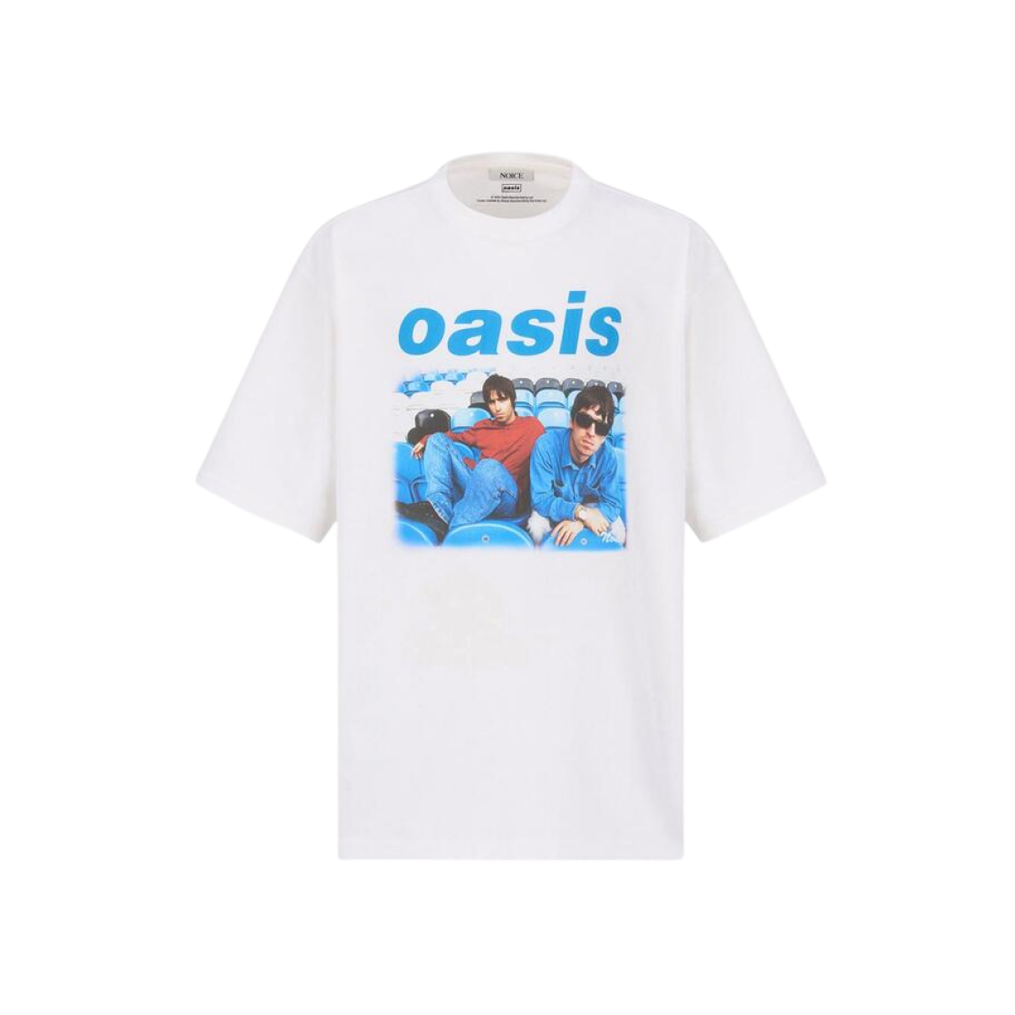 노이스 x 오아시스 메인 로드 티셔츠 아이보리(Noice x Oasis Maine Road T-Shirt Ivory)