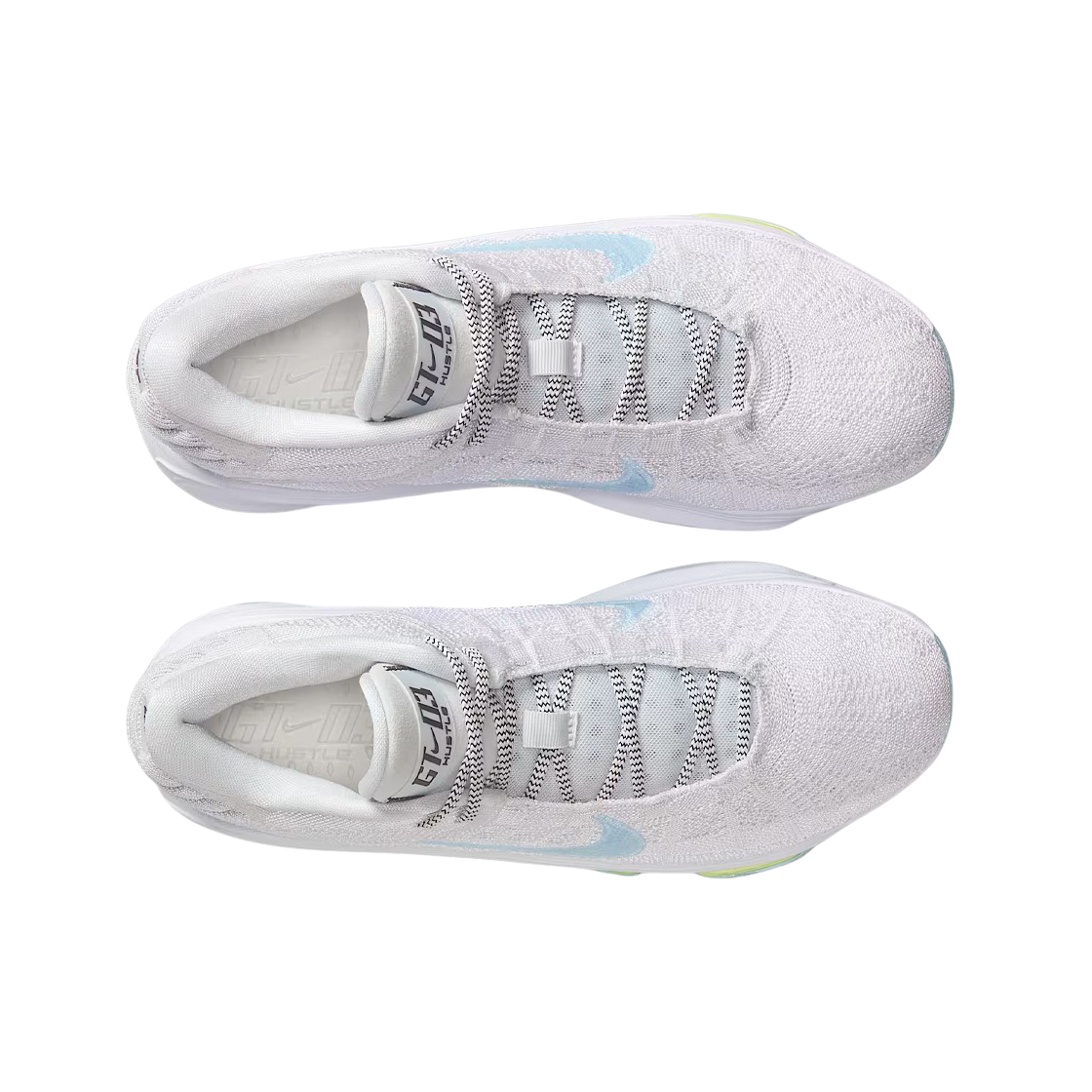 나이키 에어 줌 G.T. 허슬 3 EP 퓨어 플래티넘 라이트 레몬 트위스트(Nike Air Zoom G.T. Hustle 3 EP Pure Platinum Light Lemon Twist) - 2