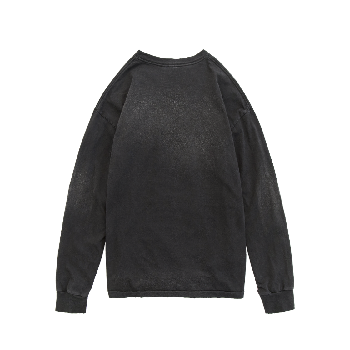 폴리테루 x 핫 스터프 롱슬리브 '앵그리' 하드 워시드 차콜(Polyteru x Hot Stuff Long Sleeves 'Angry' Hard Washed Charcoal) - 2