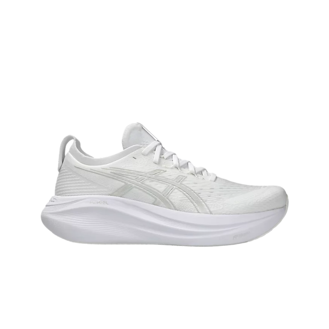 아식스 젤 님버스 27 화이트 글레이셔 그레이 - D 스탠다드(Asics Gel-Nimbus 27 White Glacier Grey - D Standard)