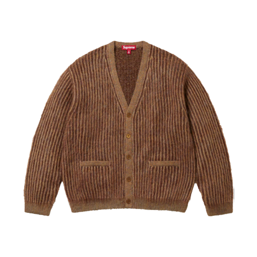 슈프림 투톤 모헤어 가디건 블랙 - 25SS | Supreme | KREAM
