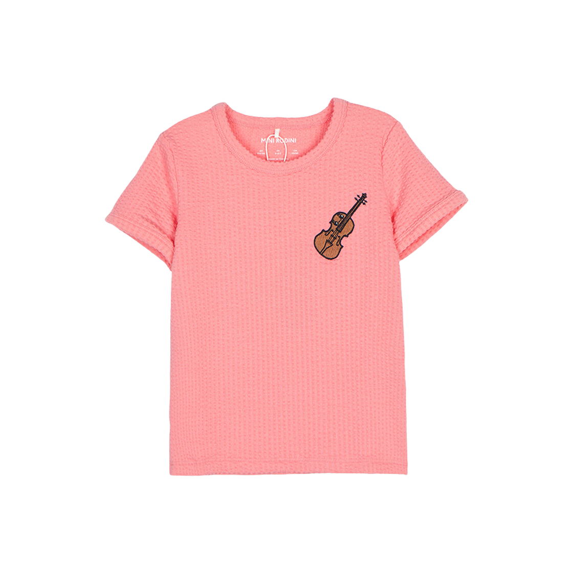 2522011828 (Kids) Mini Rodini Short Sleeve T-Shirt Pink