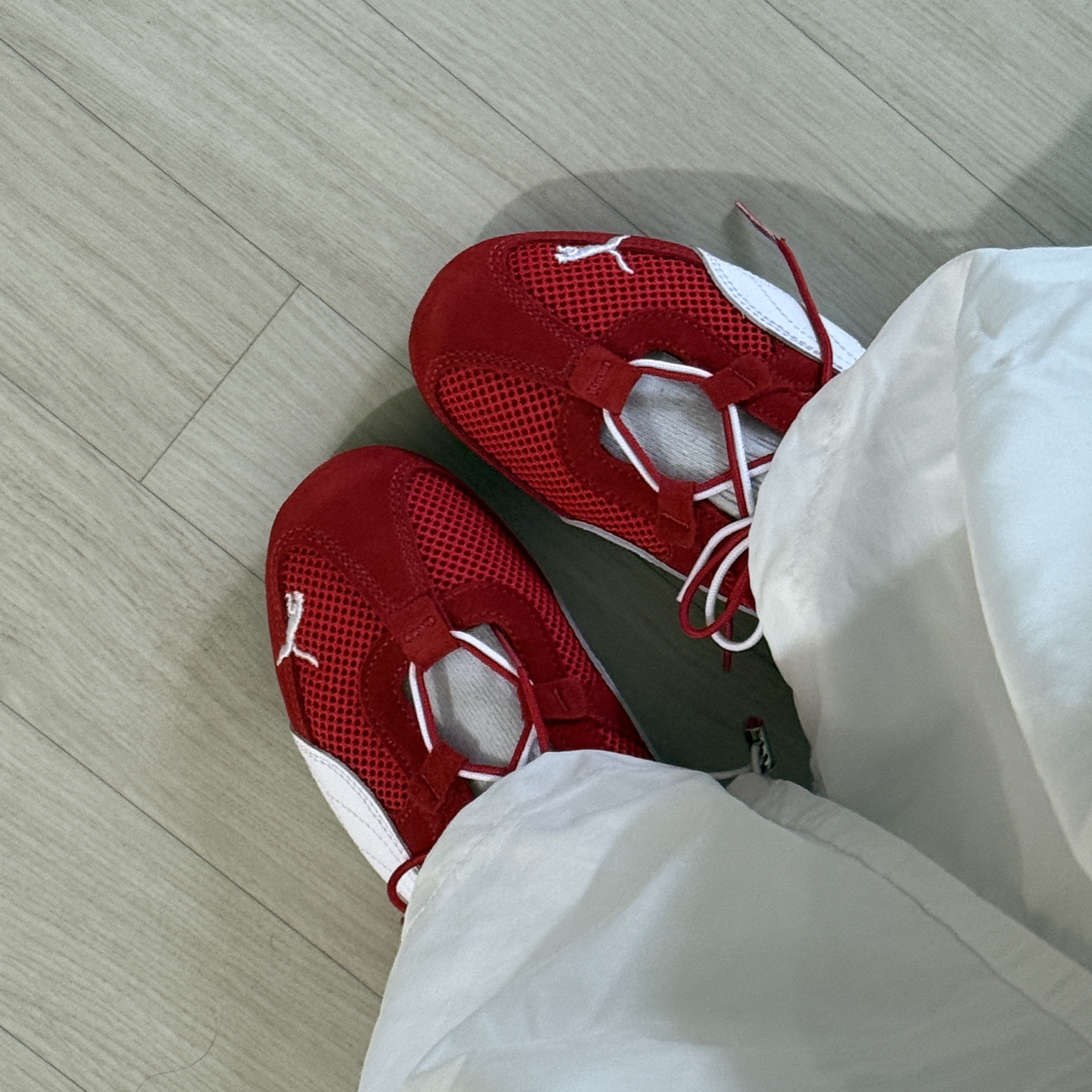 (W) Puma Speedcat Go For All Time Red Puma White 착용 스타일