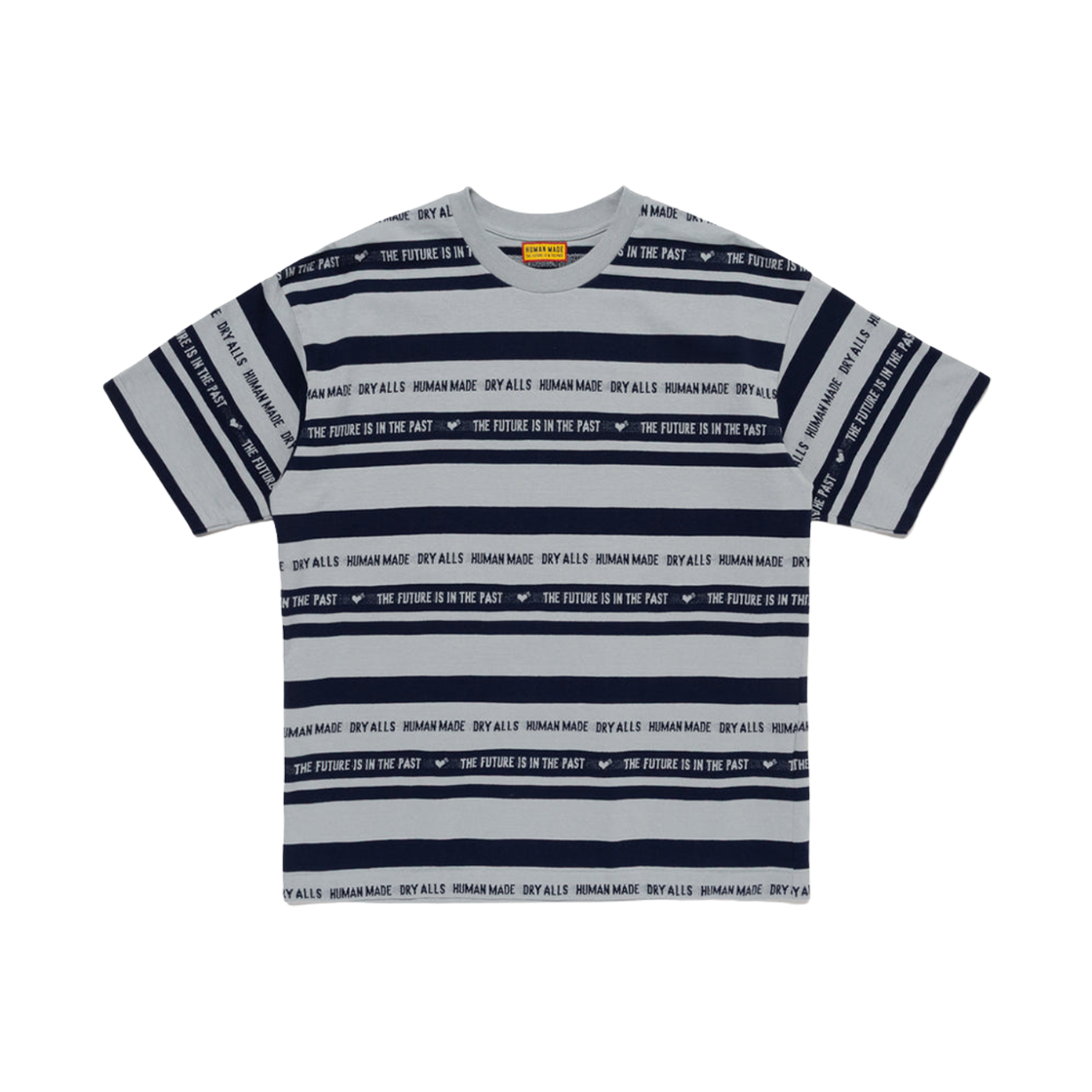 HM29CS027 Human Made Striped T-Shirt Blue