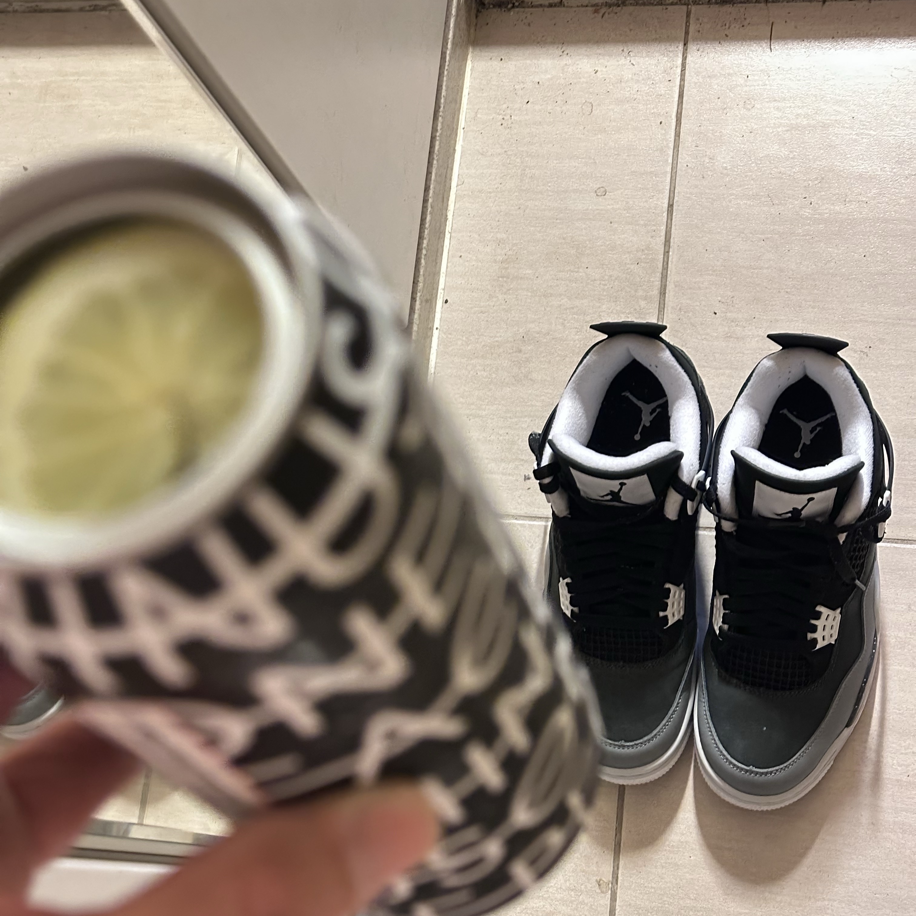 Jordan 4 Retro Fear 2024 착용 스타일