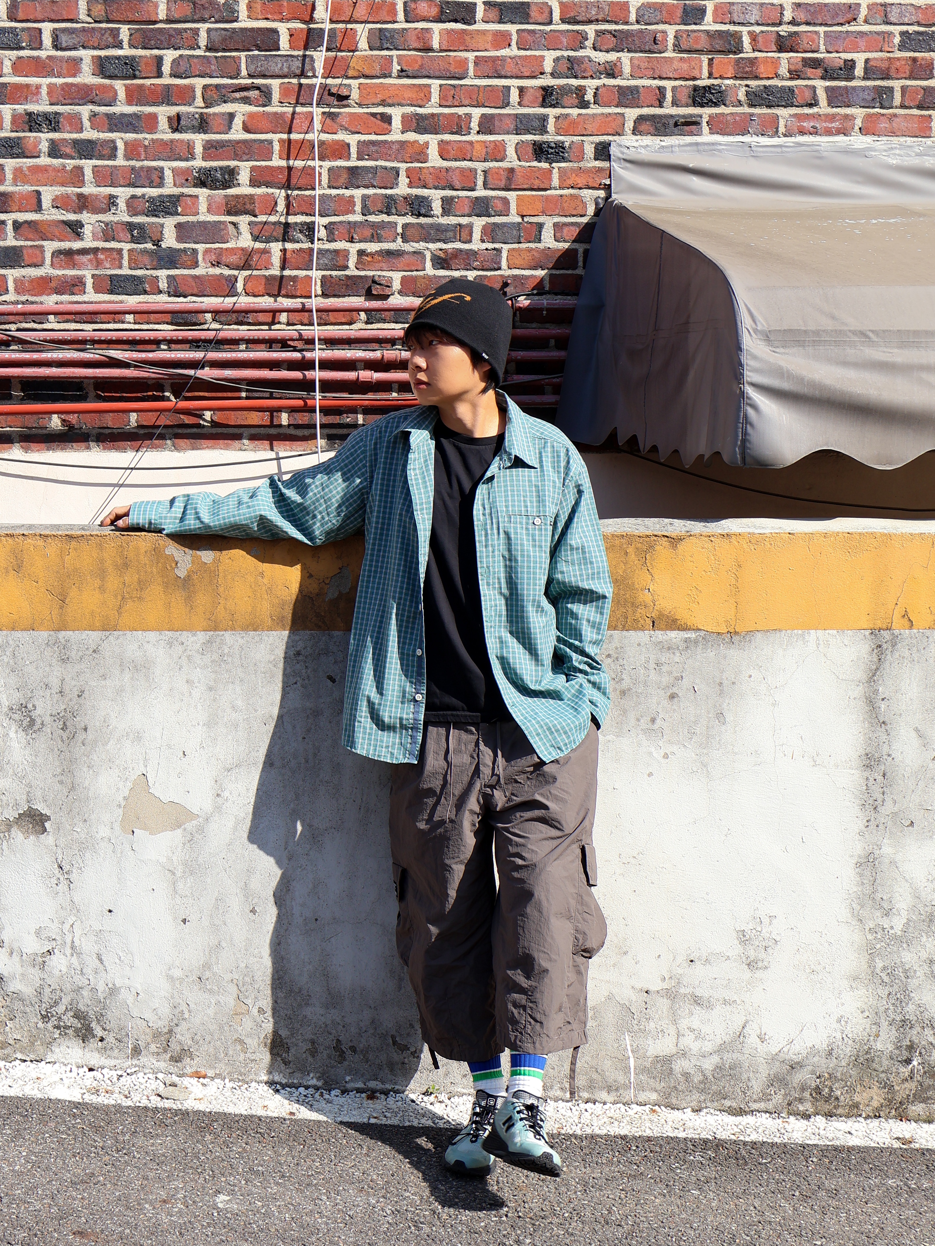 New Balance x Cayl 1906R Blue 착용 스타일 - 2