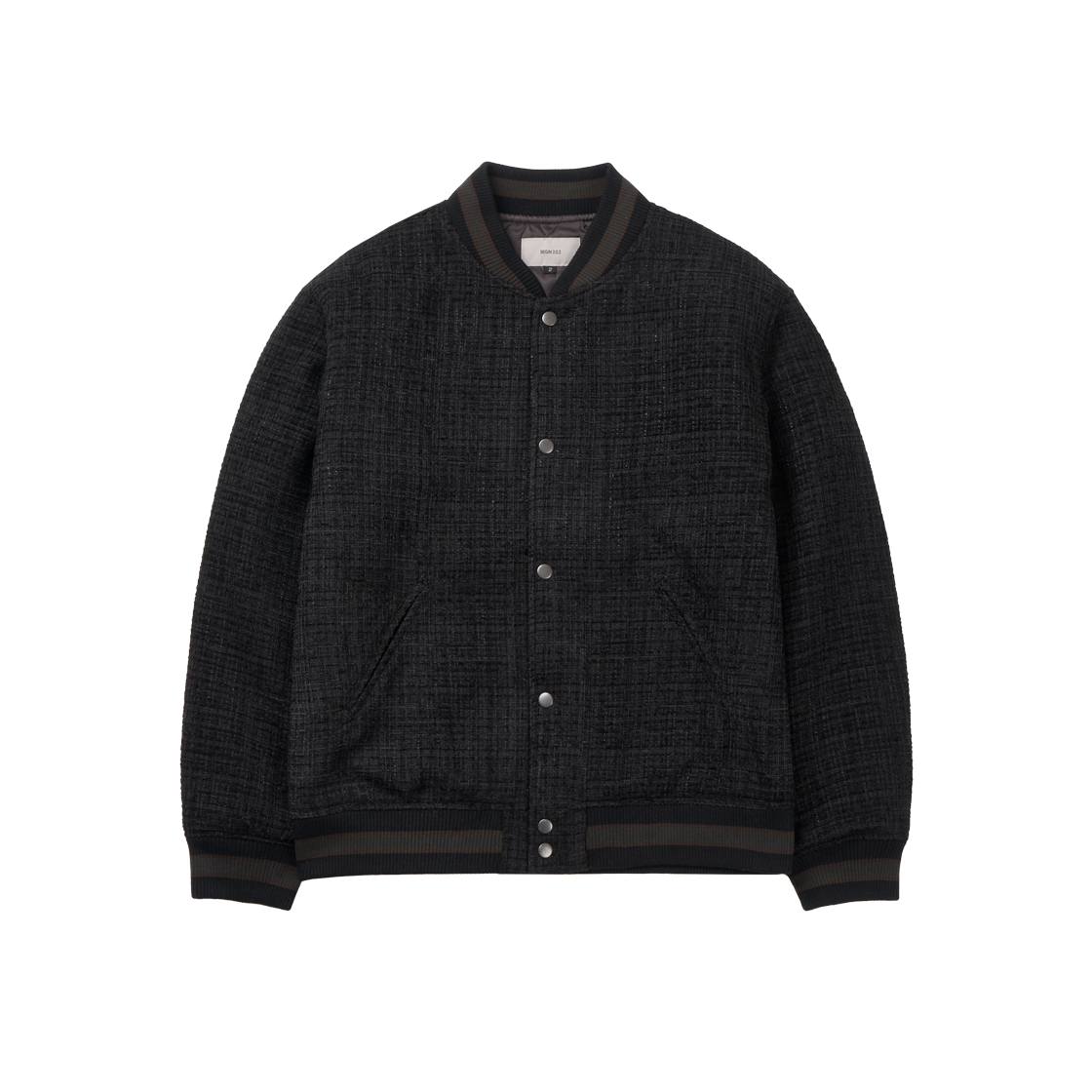 비긴202 아티쟌 스타디움 점퍼 블랙(Begin202 Artisan Stadium Jumper Black)