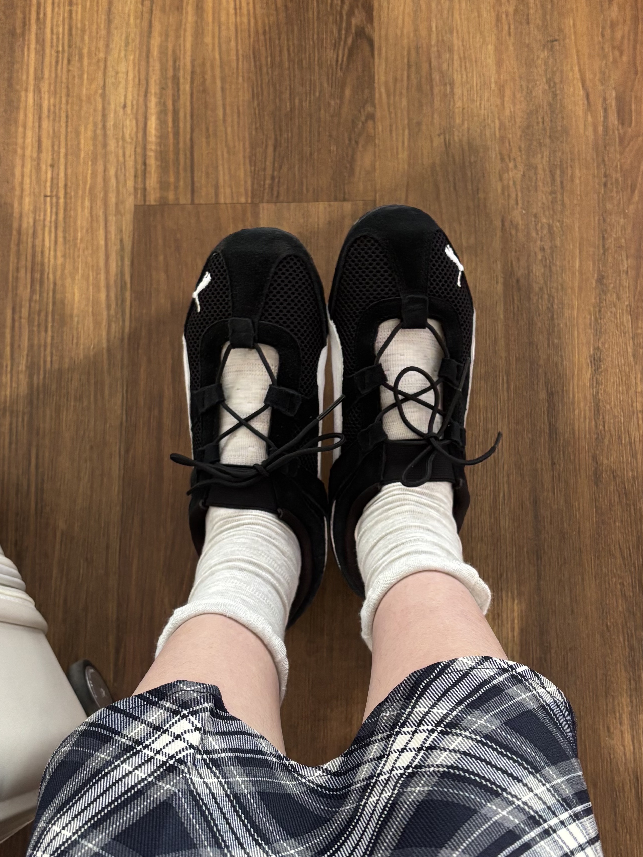 (W) Puma Speedcat Go Puma Black Puma White 착용 스타일