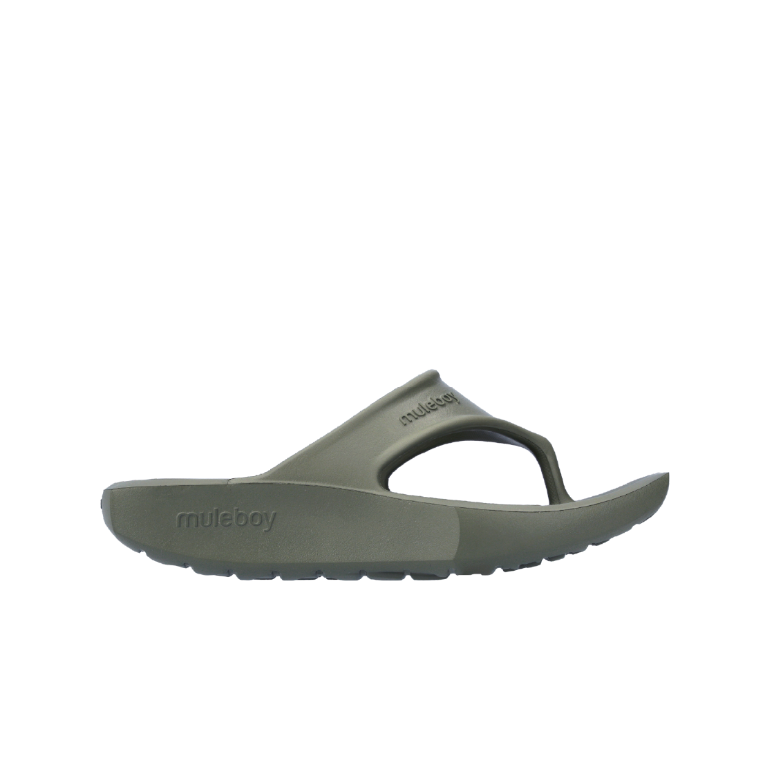 뮬보이 스퀘어 엑스 플립플랍 딥 리첸 그린(MULEBOY Square X Flip Flop Deep Lichen Green)