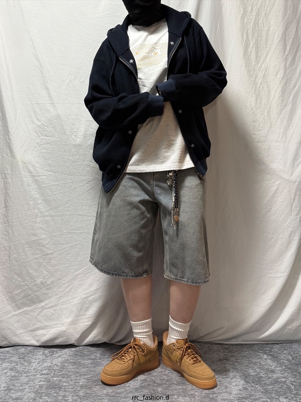 Nike Air Force 1 '07 WB Flax 착용 스타일 - 1
