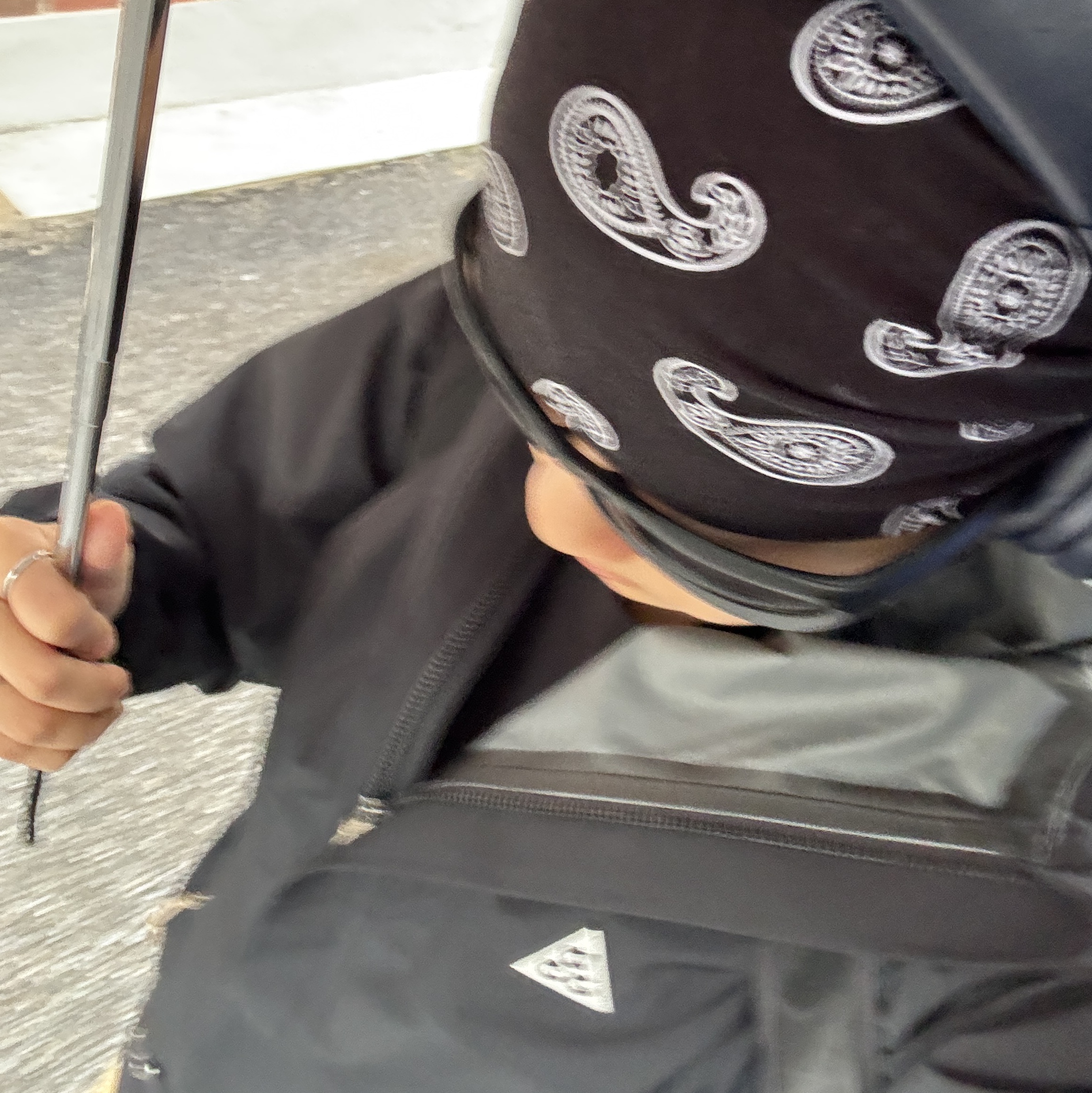 Nike ACG Storm-Fit ADV Cascade Rains Full Zip Jacket Black - Asia 착용 스타일