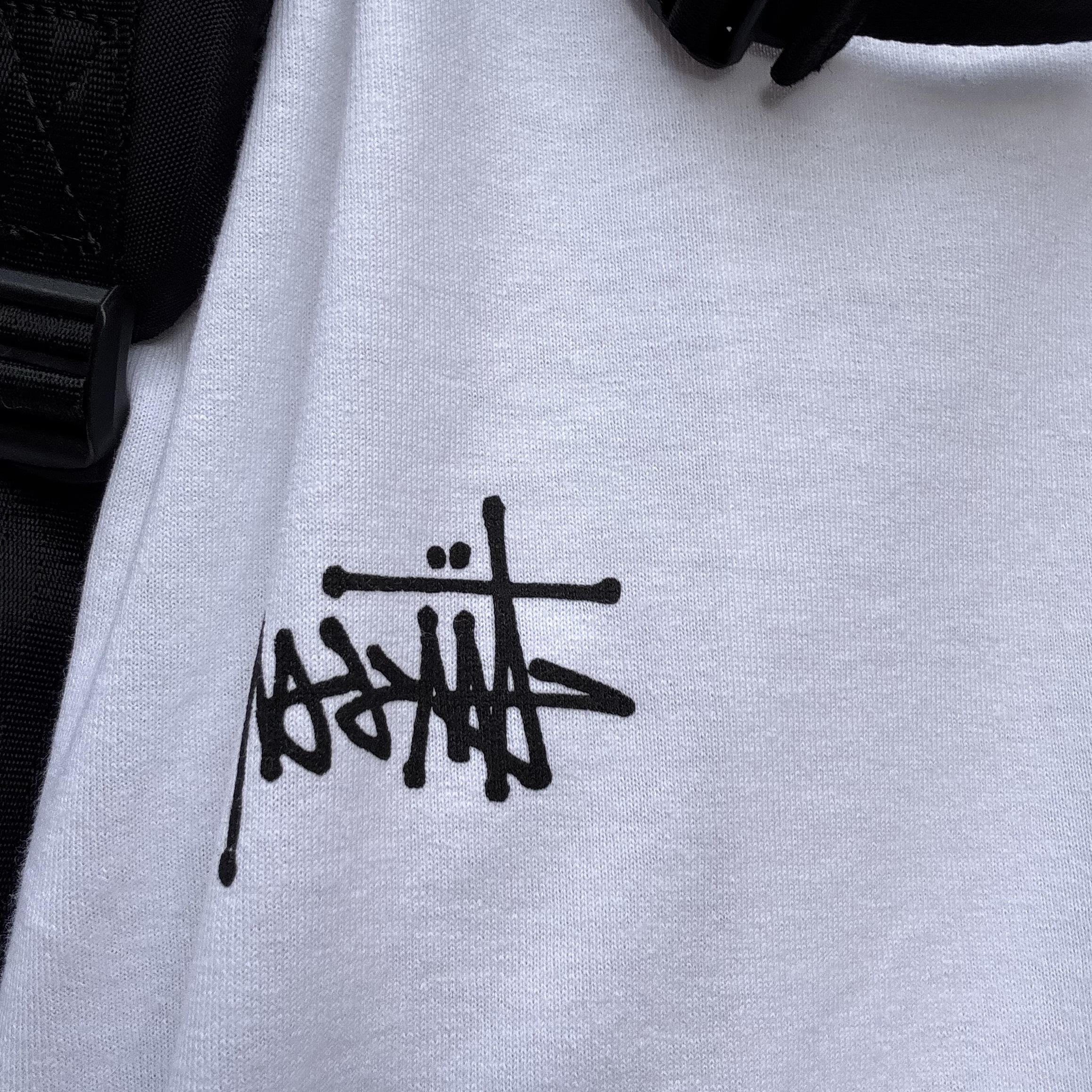 Stussy Basic Stussy LS T-Shirt White 착용 스타일