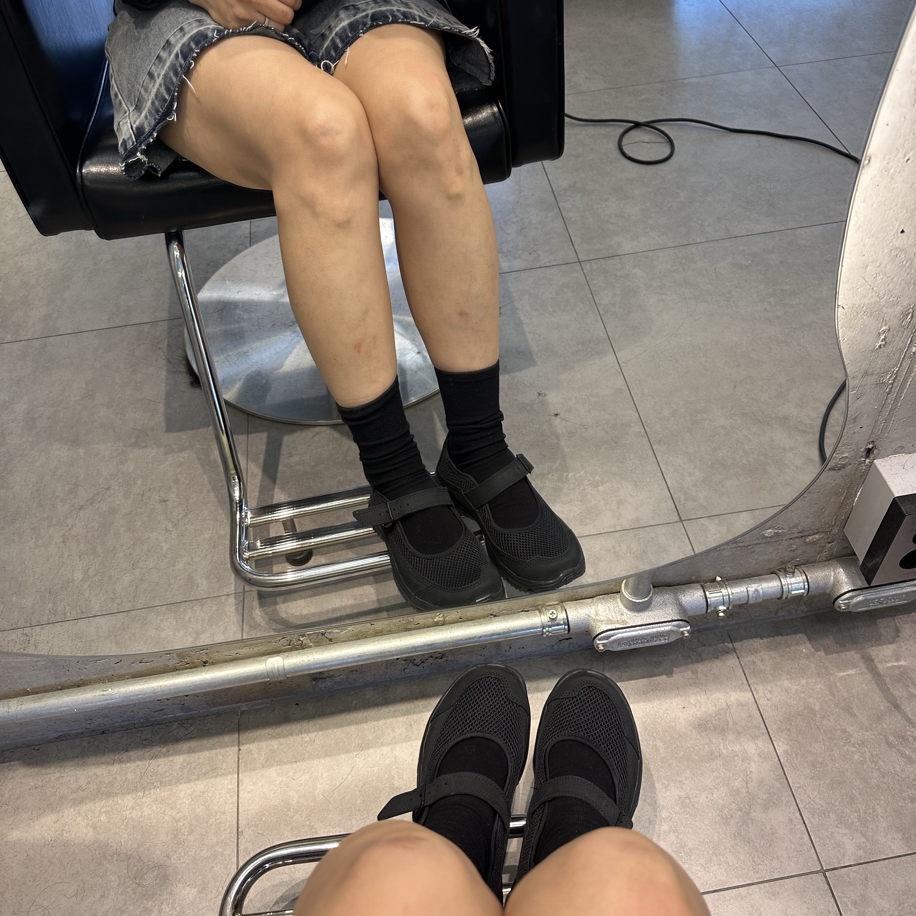 Salomon RX Marie Jeanne Black 착용 스타일