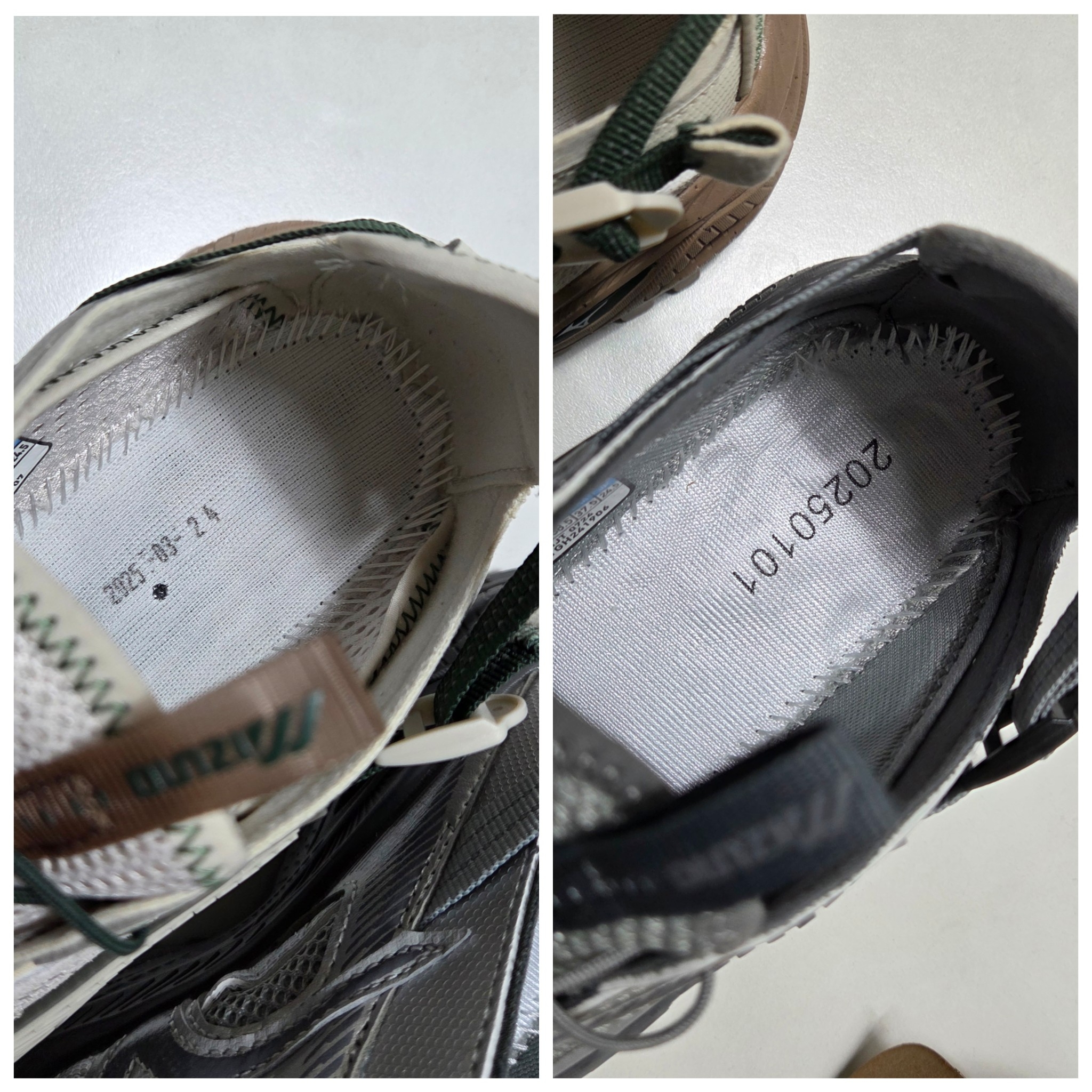 Mizuno Racer Trail SE Beige Green, Mizuno Racer Trail SE Silver Grey 착용 스타일 - 5