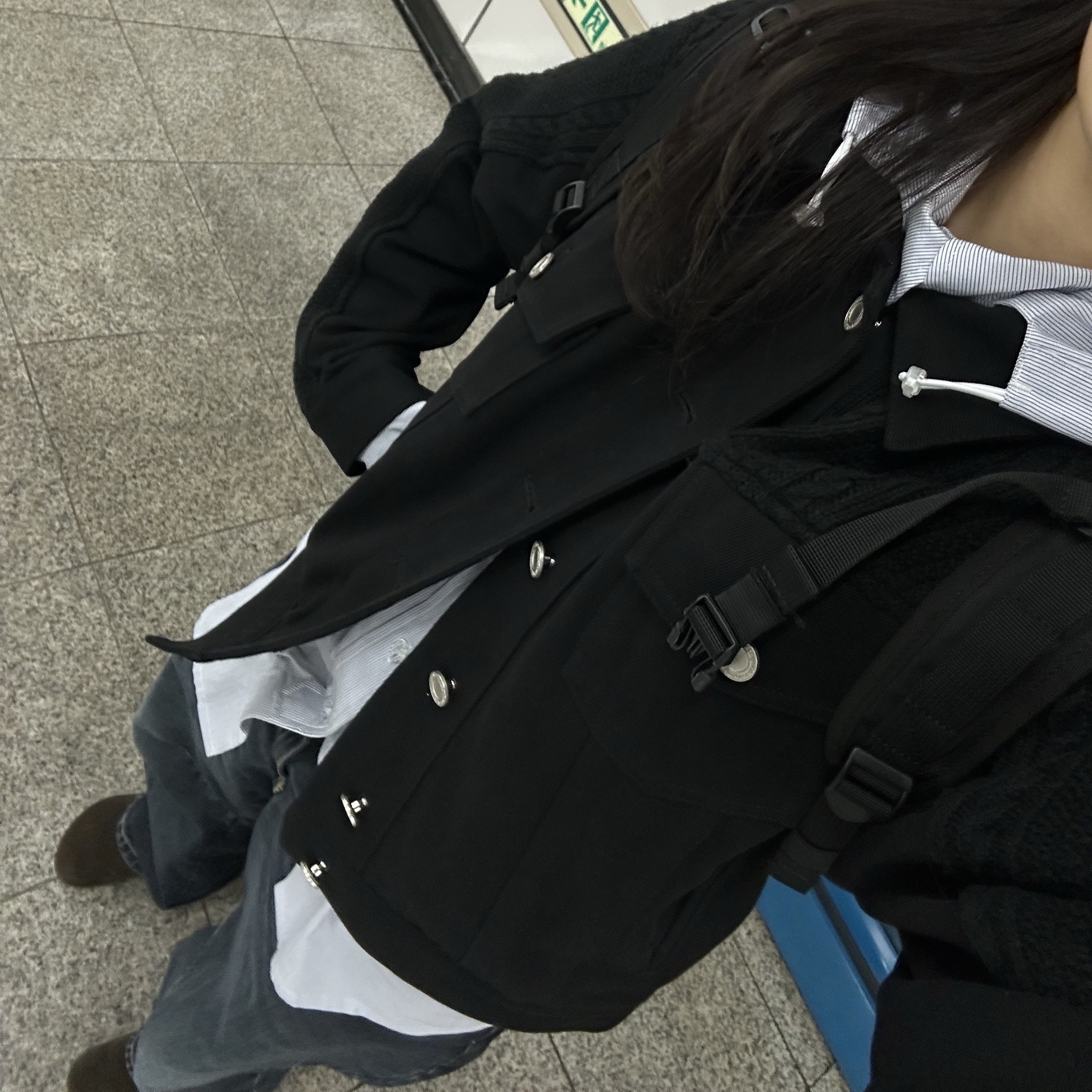 Sansan Gear Stripe Hood Shirts Blue - 25SS, Birkenstock Boston Suede Leather Mocha - Regular 착용 스타일