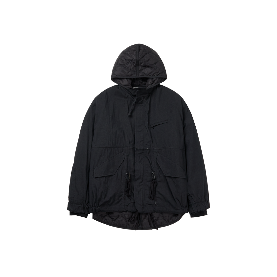 BE25JP01 Begin202 Vintage Layer Mods Parka Black