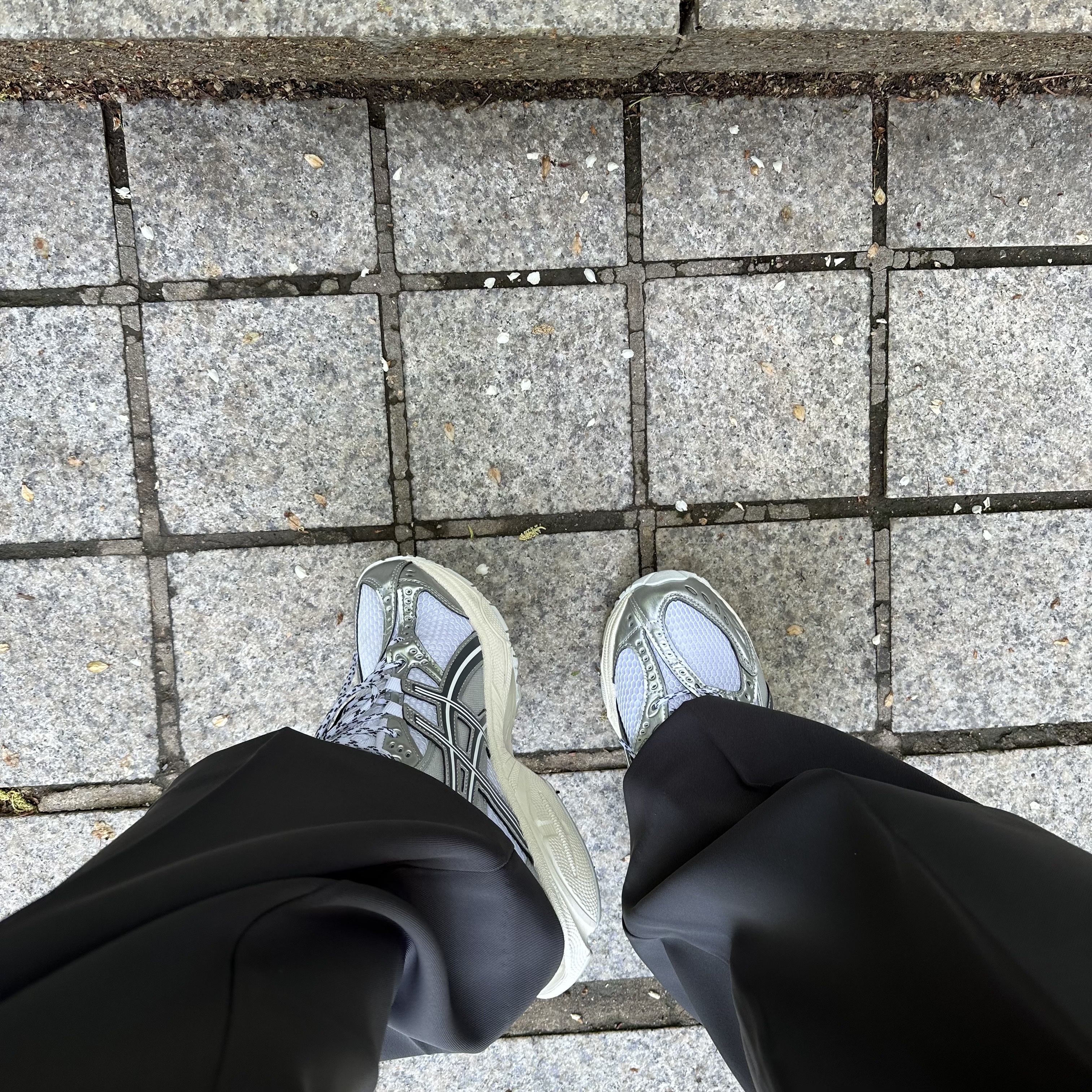 Asics Gel-Nimbus 10.1 White Glacier Grey - Korea Exclusive 착용 스타일