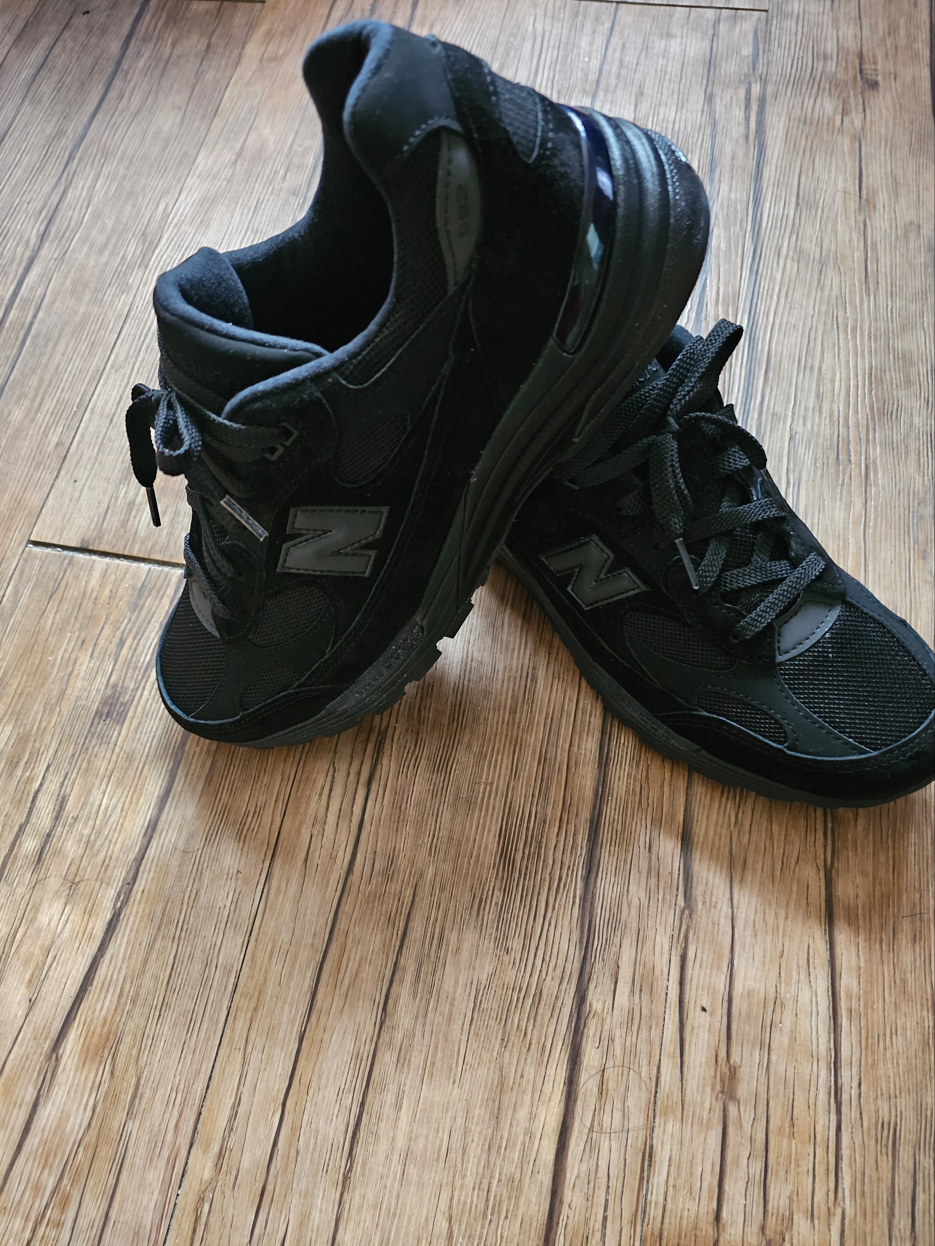 New Balance 992 Made in USA Core Black 착용 스타일 - 4