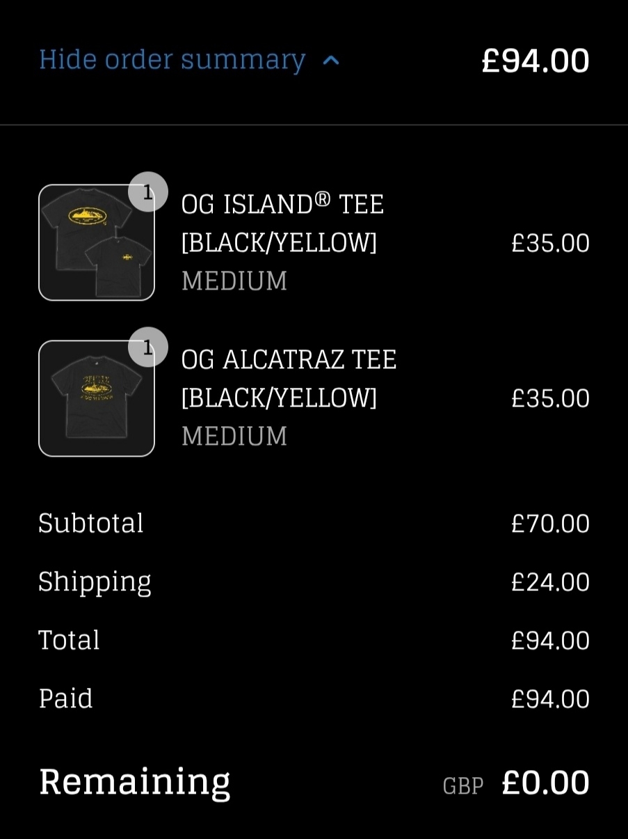 Corteiz OG Alcatraz T-Shirt Black Yellow, Corteiz OG Island T-Shirt Black Yellow 착용 스타일