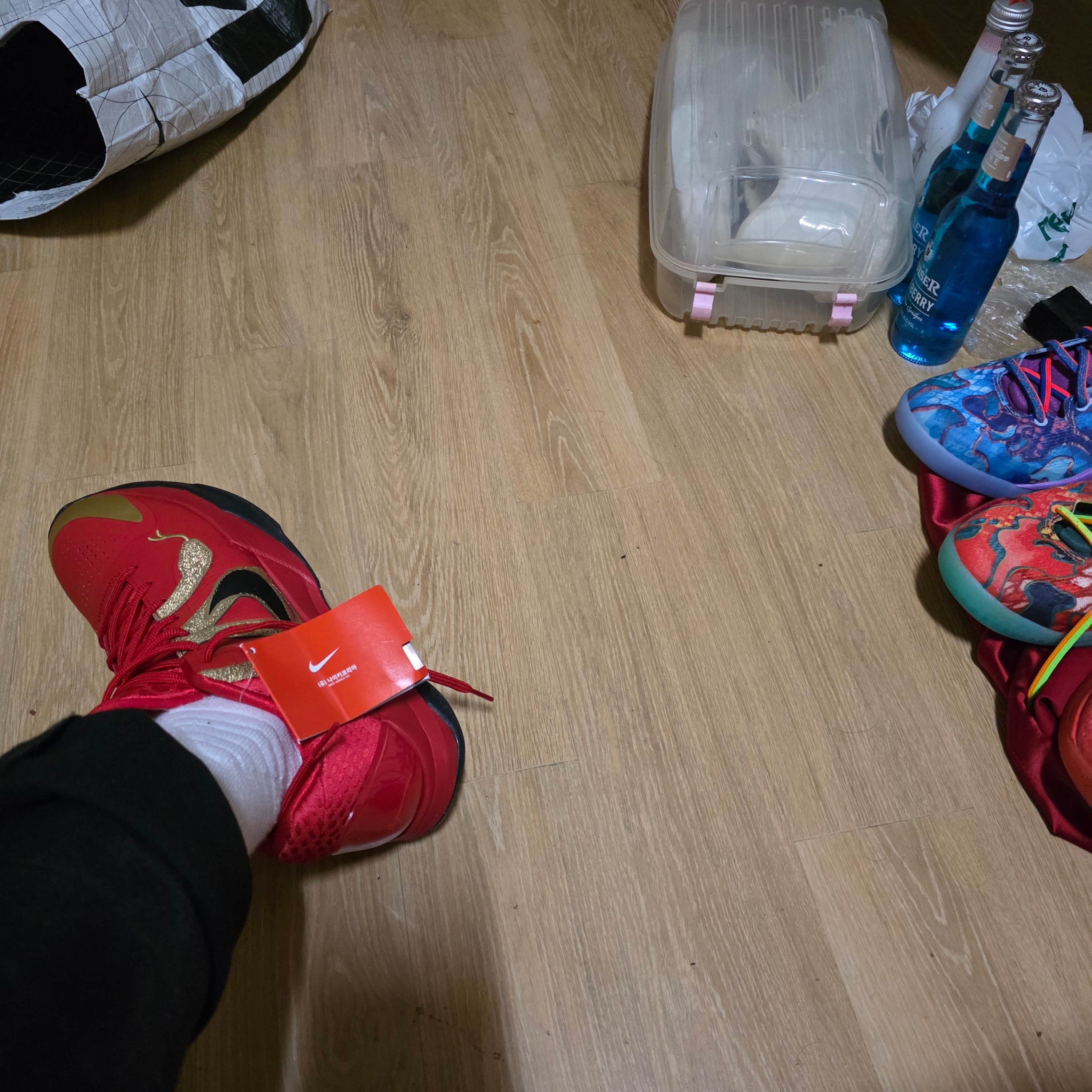 Nike Kobe 5 Protro Year of the Mamba University Red 착용 스타일 - 1