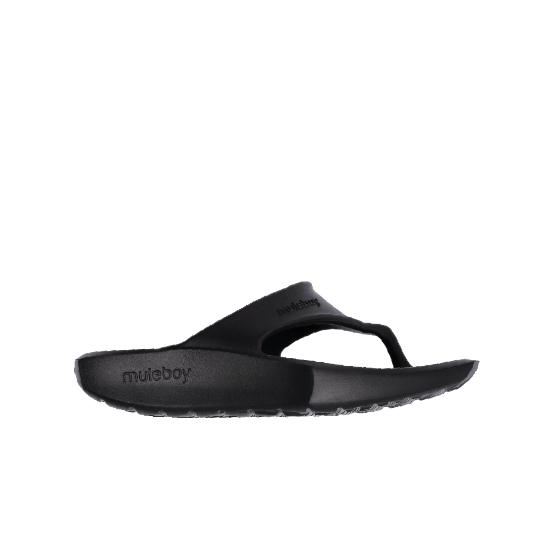 뮬보이 스퀘어 엑스 플립플랍 블랙(MULEBOY Square X Flip Flop Black)