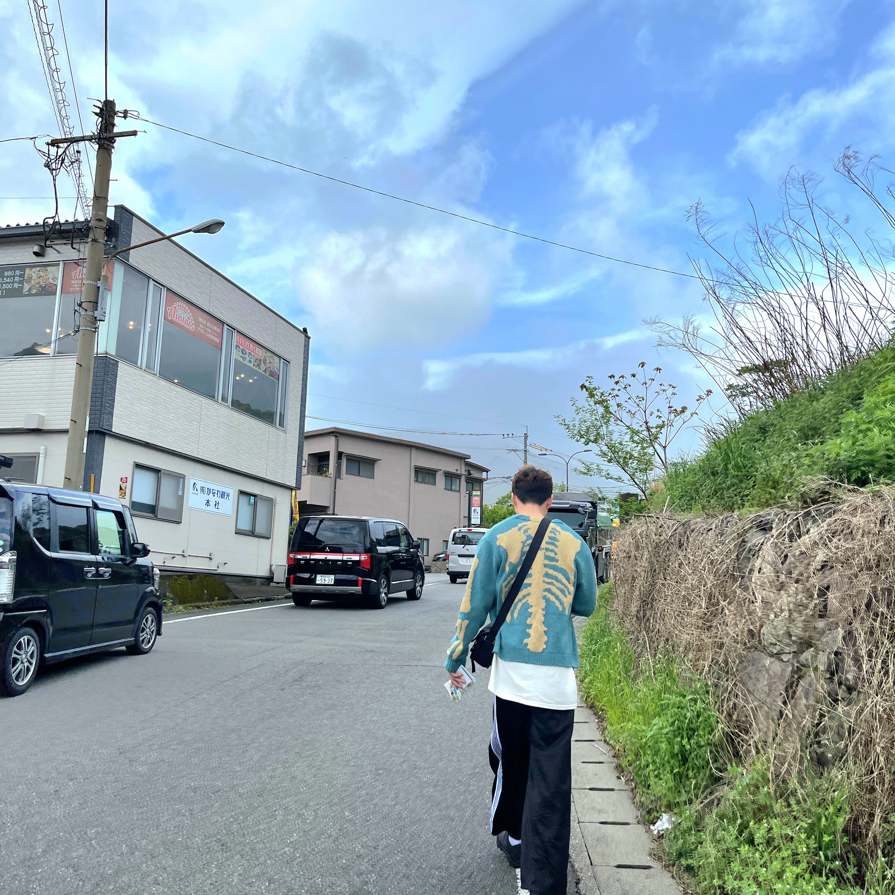 On Running x Post Archive Faction (Paf) Cloudventure Peak All Black, Kapital 5G Wool Bone Short Cardigan Saxophone 착용 스타일 - 2