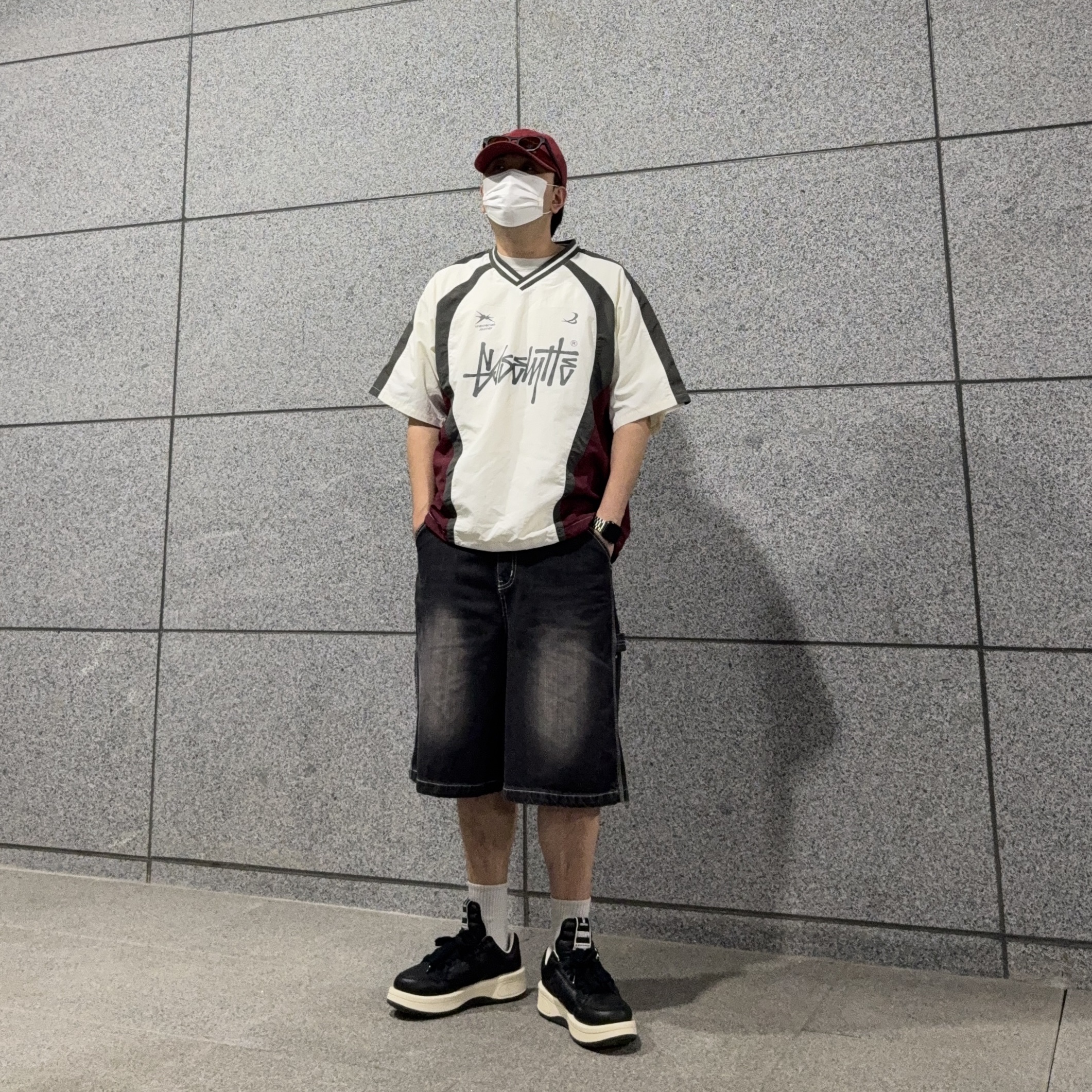 Converse x Drkshdw Turbowpn Ox Black 착용 스타일 - 8