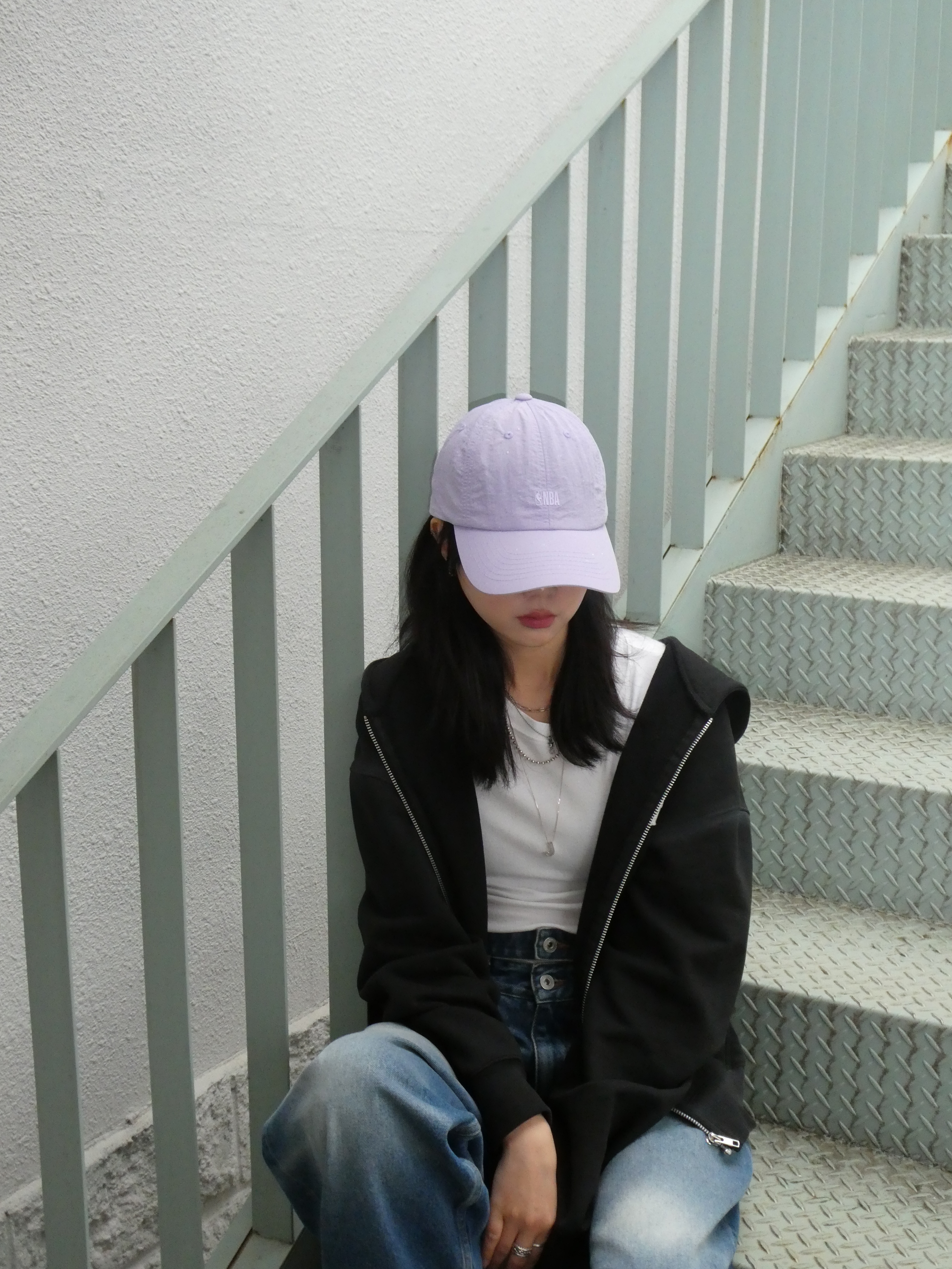 Vans Old Skool Color Theory Purple 착용 스타일 - 4