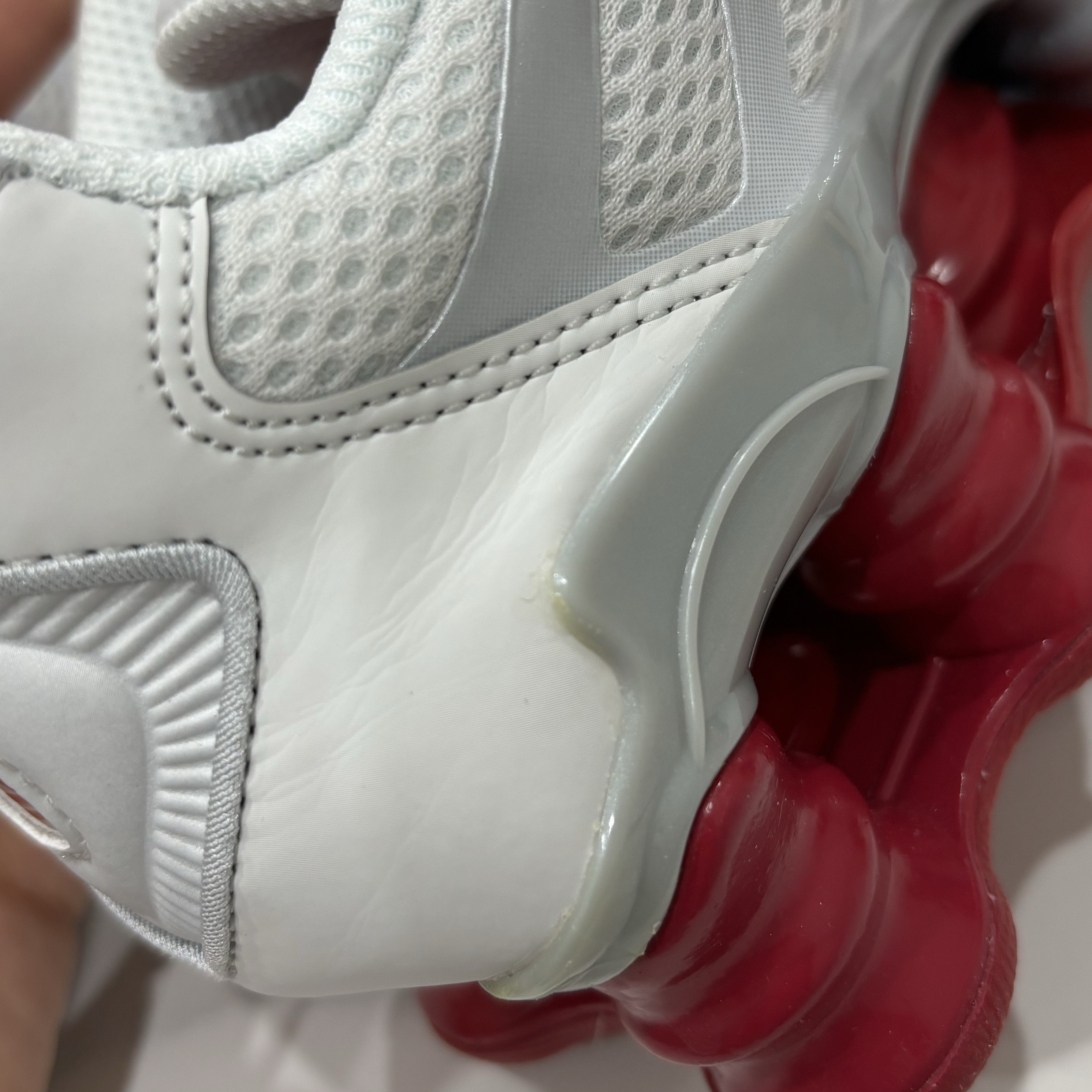 (W) Nike Shox TL Platinum Tint 착용 스타일 - 1