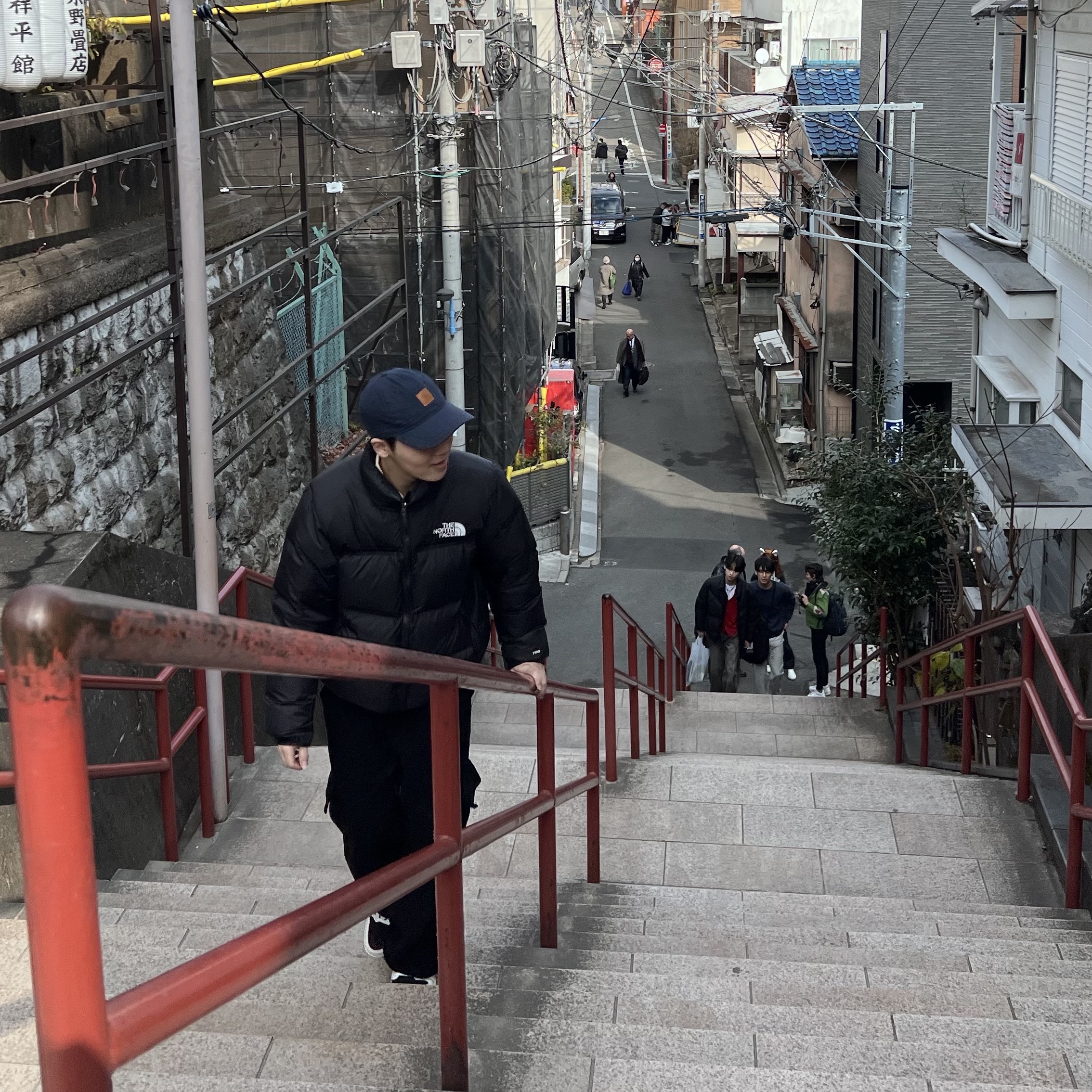 The North Face 1996 Eco Nuptse Jacket Black, Carhartt Canvas Cap Navy 착용 스타일