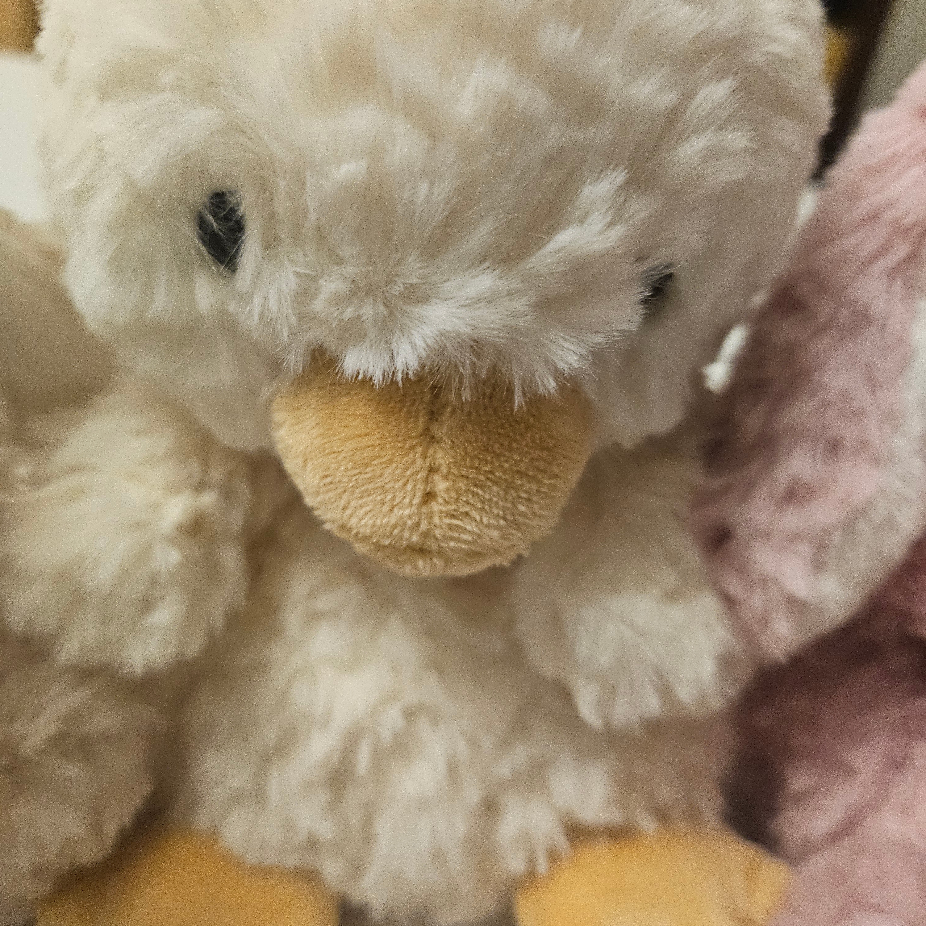 Jellycat Yummy Duckling Yellow 착용 스타일