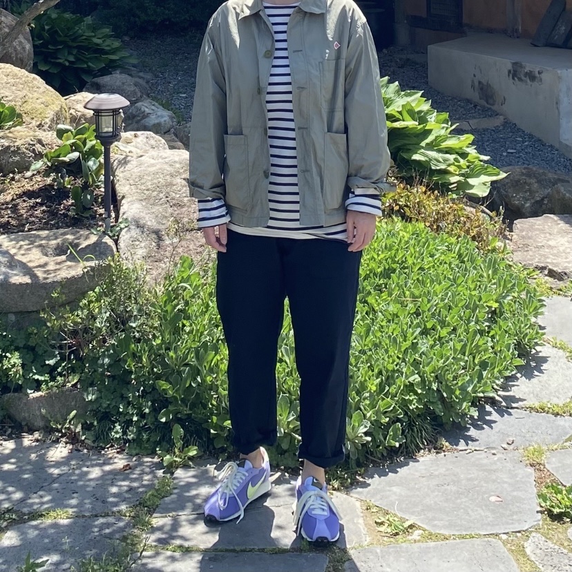Nike LD-1000 Dusty Amethyst Purple Dawn, Saint James Minquiers 18 Striped Sailor Long Sleeve T-Shirt Ecru Marine 착용 스타일