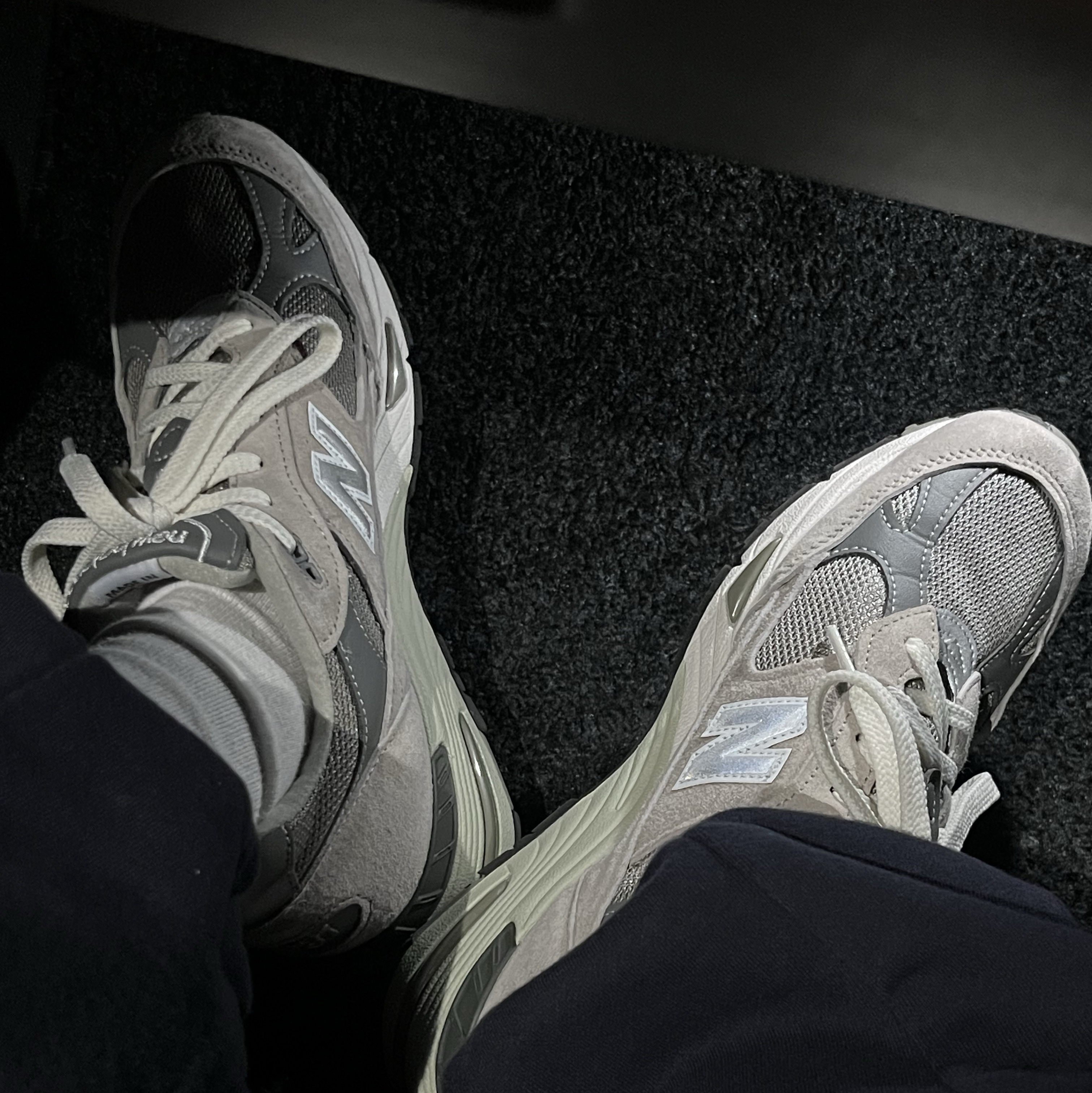 New Balance 991 Made in UK Grey 착용 스타일