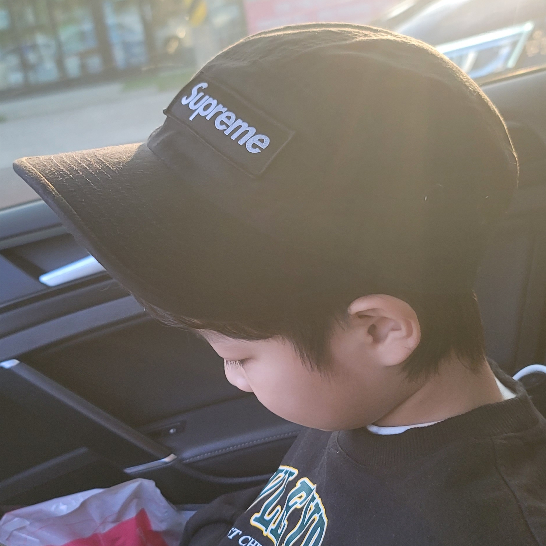 Supreme Military Camp Cap Black - 23FW 착용 스타일