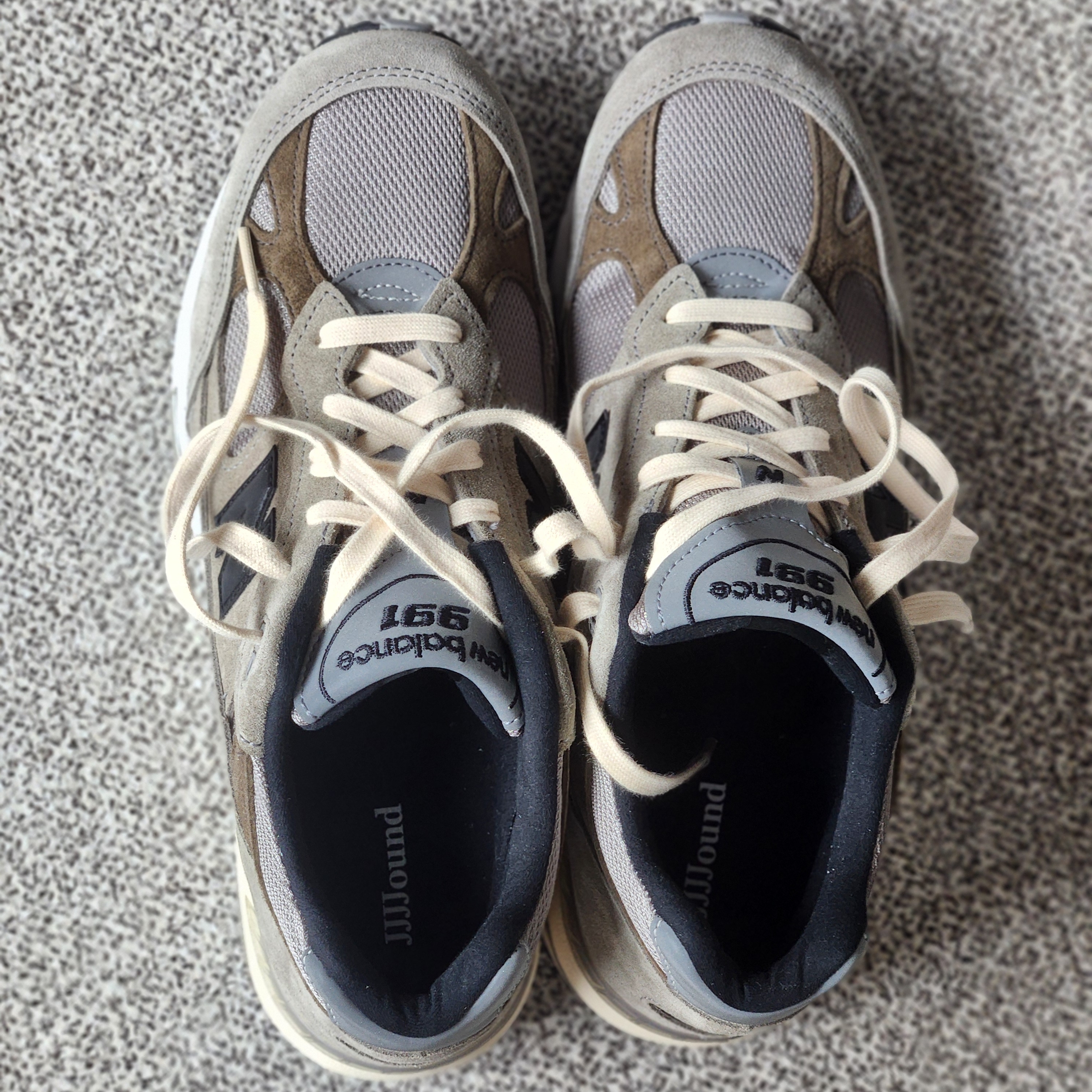 New Balance x JJJJound 991 Made in UK Grey 착용 스타일