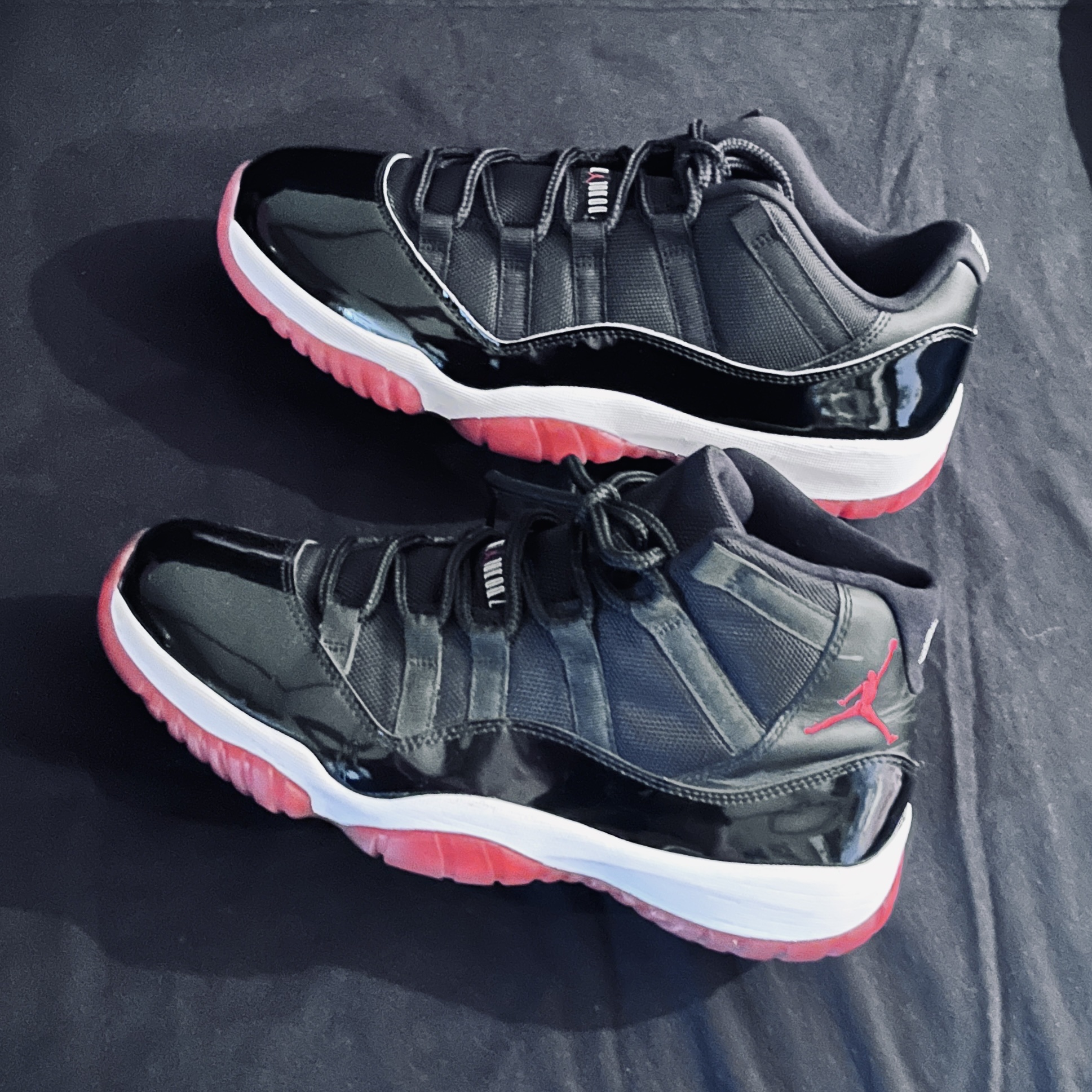 Jordan 11 Retro Low Bred 2025, Jordan 11 Retro Bred 2012 착용 스타일 - 4
