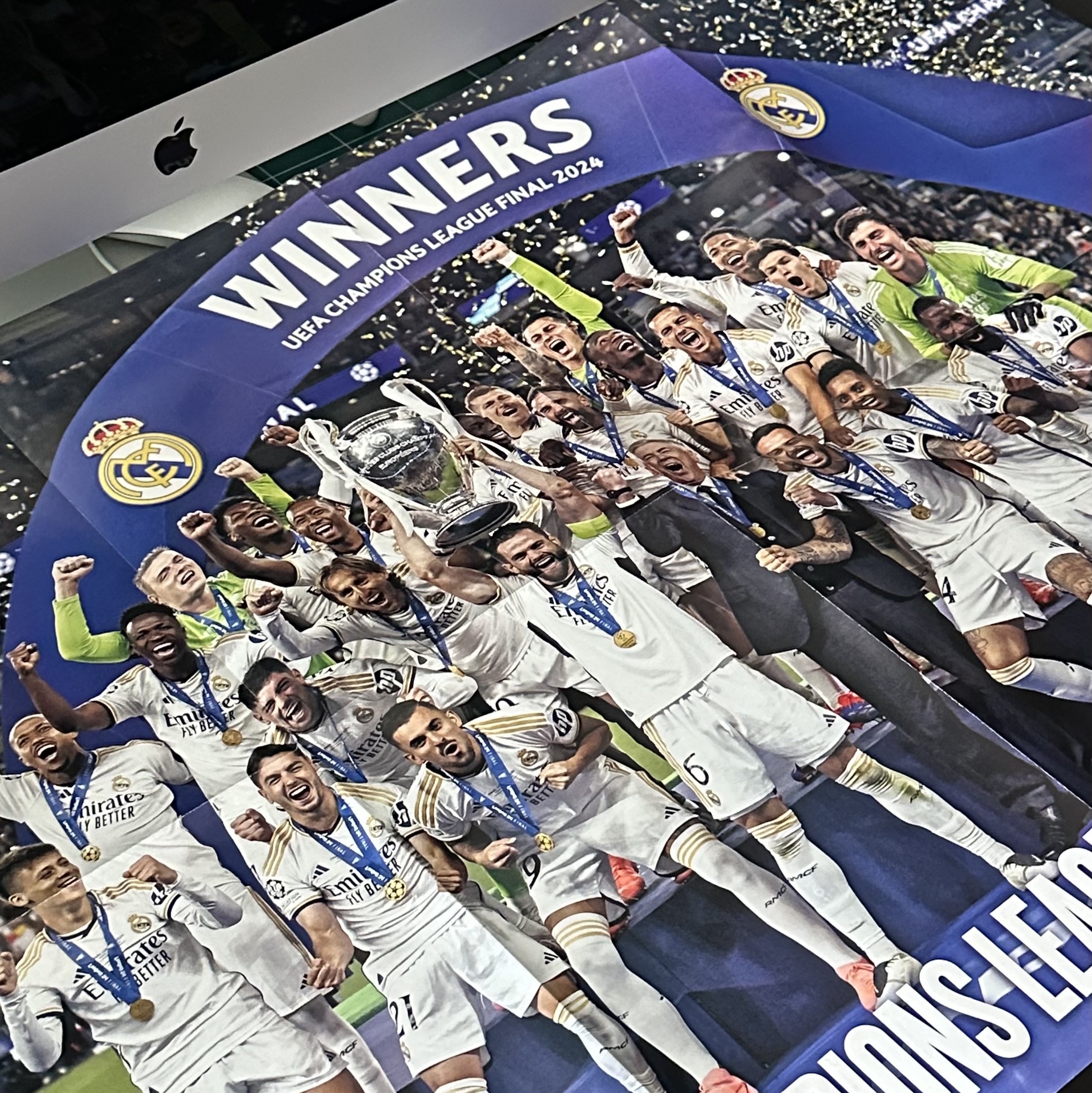 Adidas Real Madrid 2023/24 Home Authentic Long Sleeve Jersey White - US Sizing (Non Marking Ver.) 착용 스타일 - 2