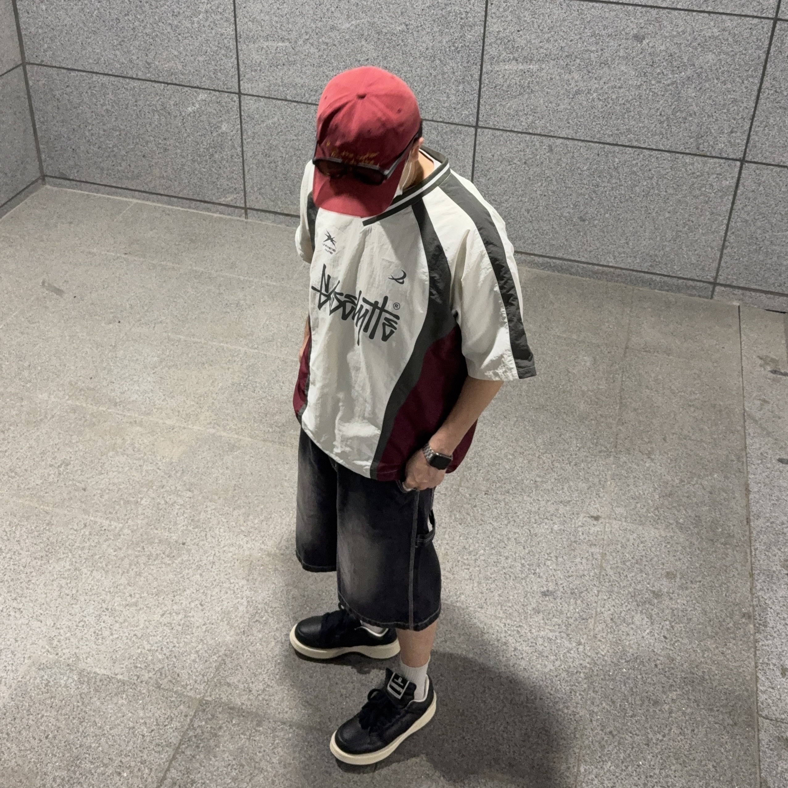 Converse x Drkshdw Turbowpn Ox Black 착용 스타일 - 4