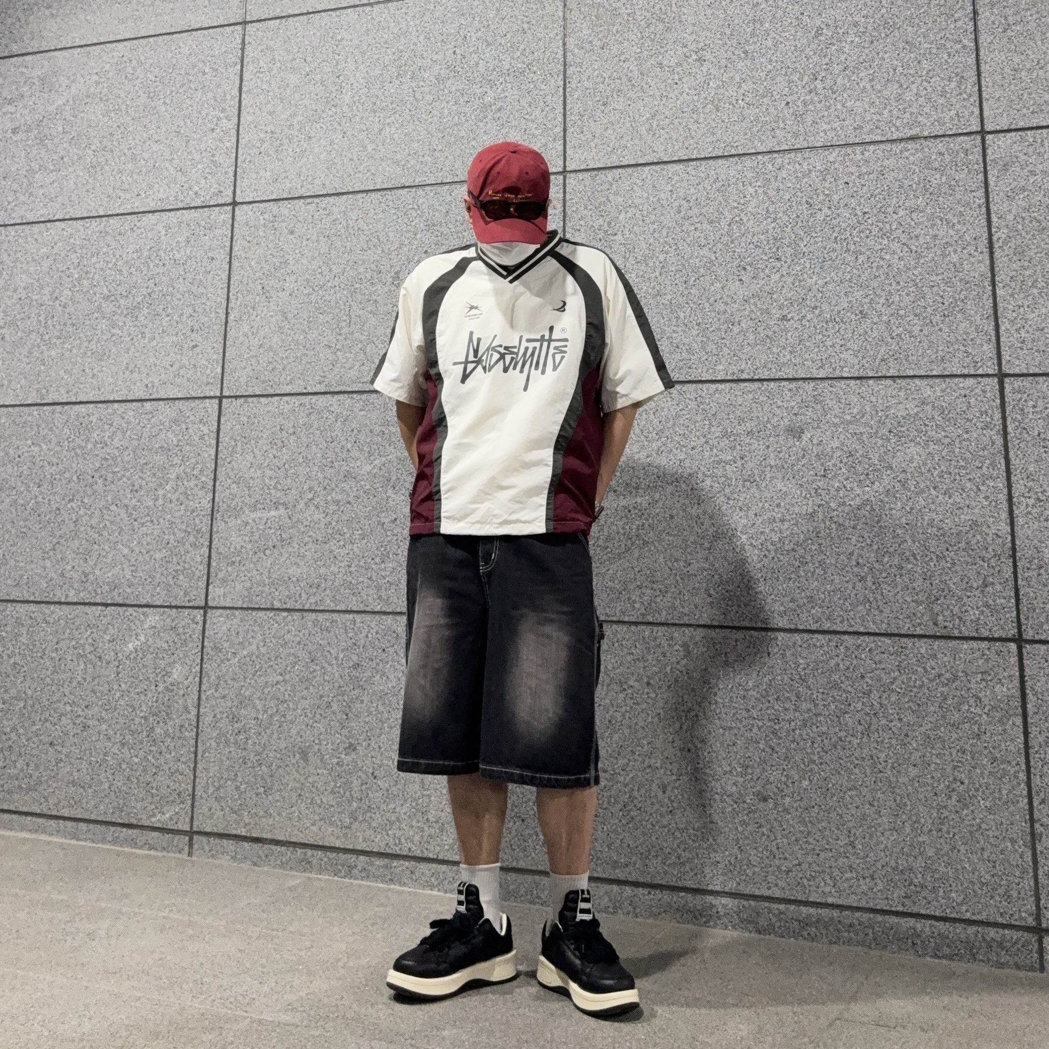 Converse x Drkshdw Turbowpn Ox Black 착용 스타일 - 6