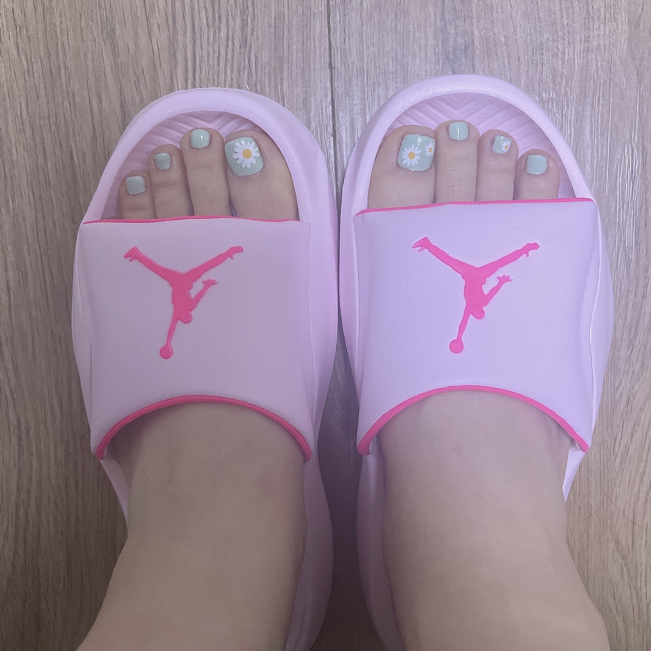 Jordan Franchise Slides Chlorine Blue Copa 착용 스타일 - 1