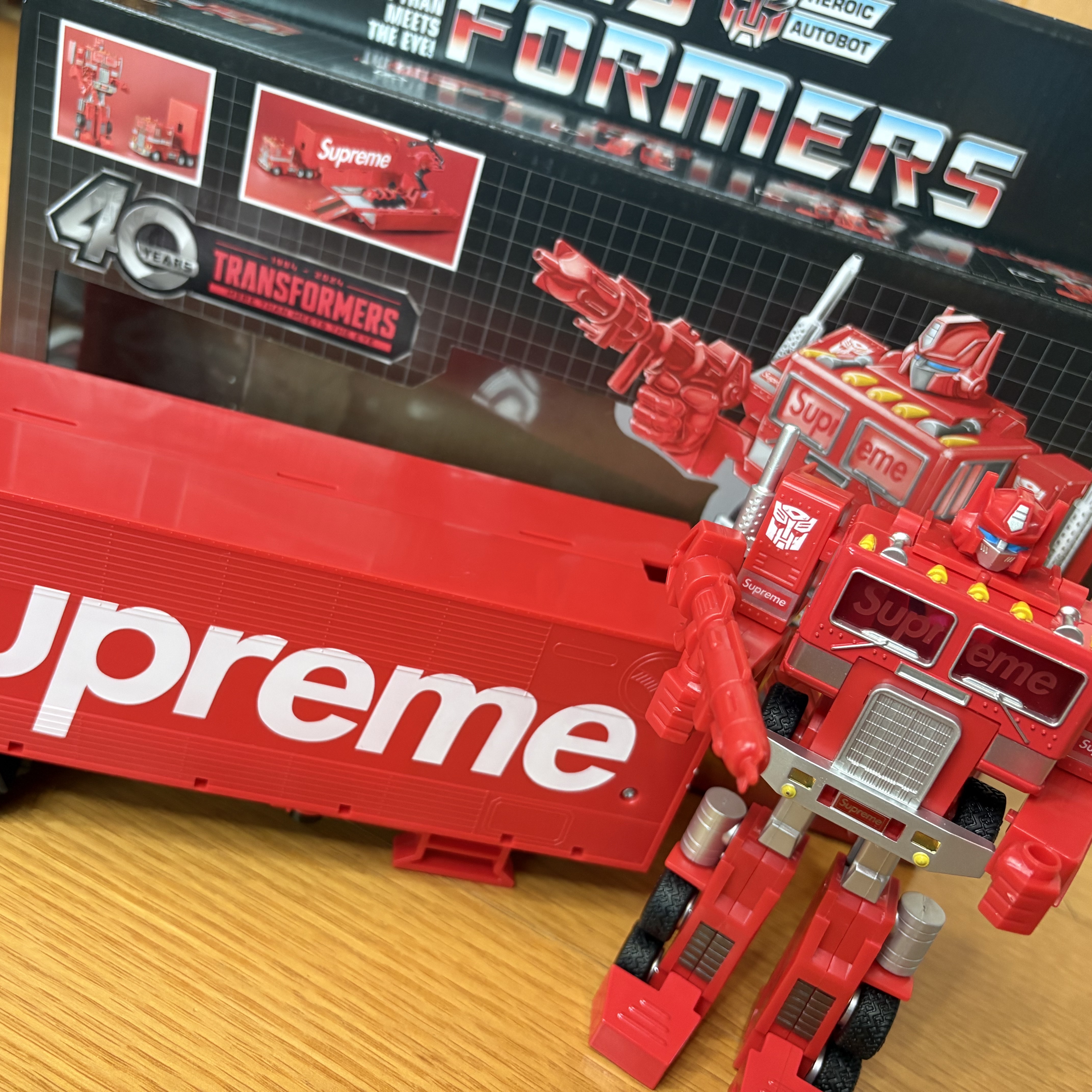 Supreme x Transformers G1 Optimus Prime Figure Red - 25SS (Korean Ver.), (TD) Jordan 4 Retro Fear 2024 착용 스타일 - 4