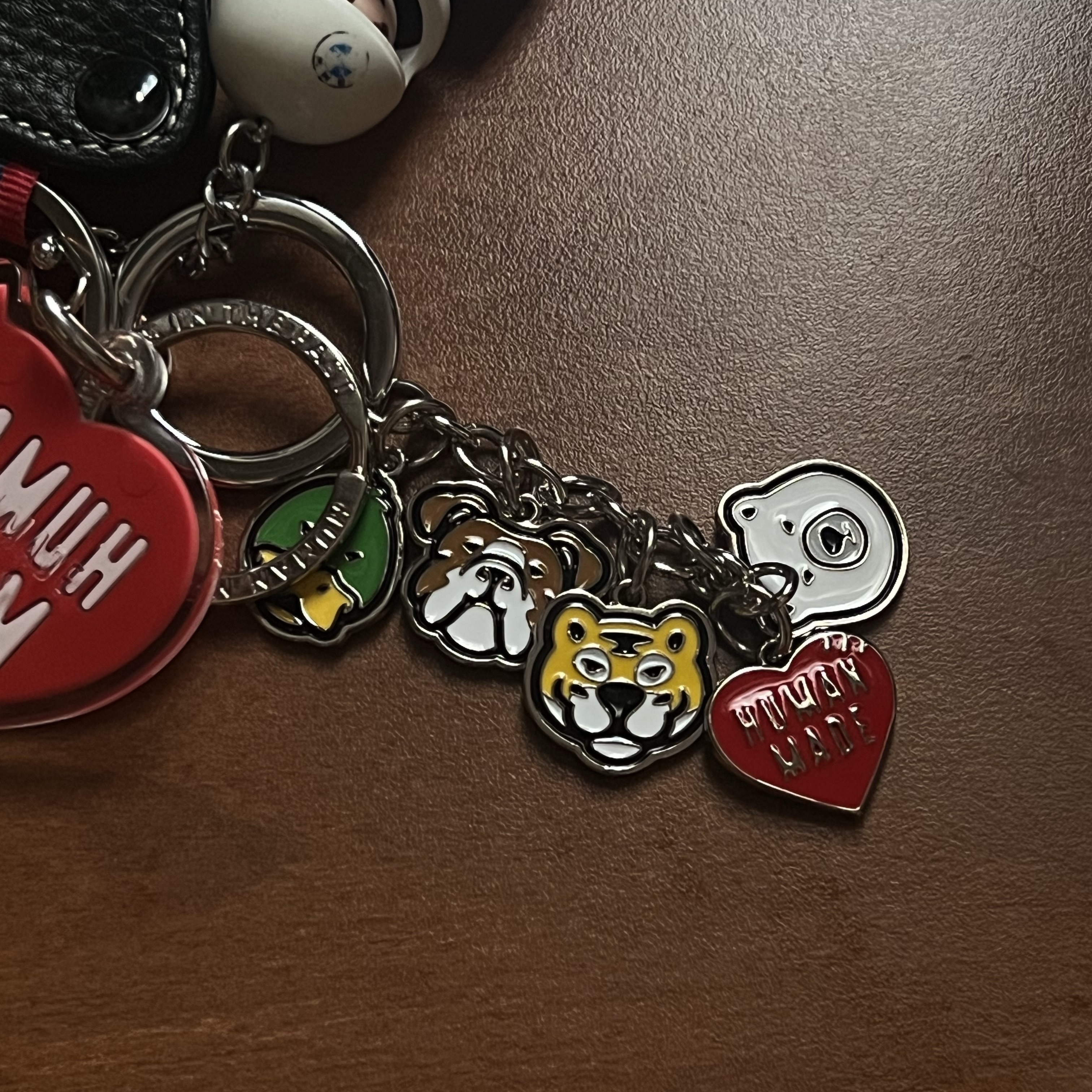 Human Made Animal Keyring Silver 착용 스타일