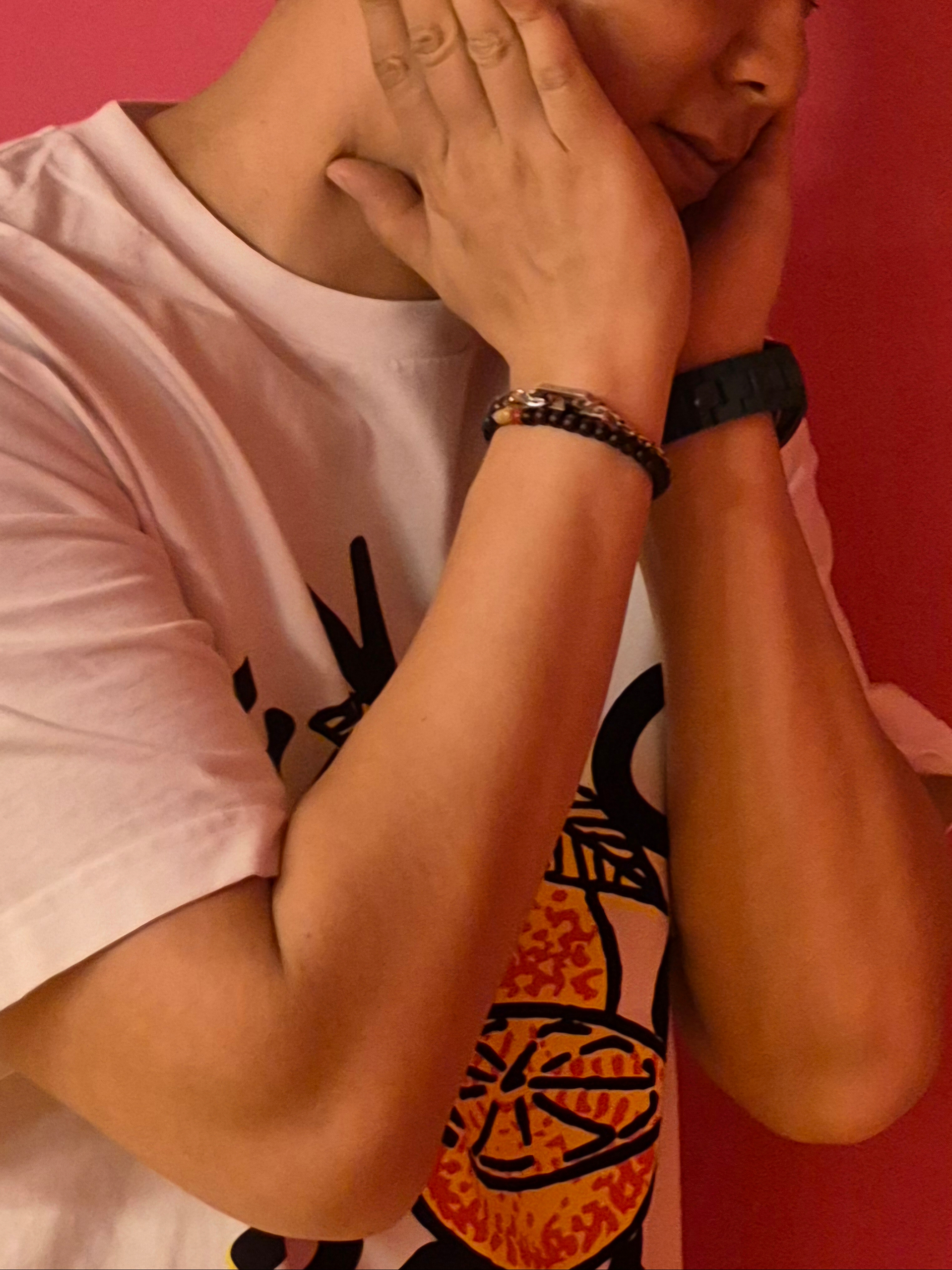 Diesel Dx1496 Stainless Steel Chain Bracelet Silver, Kenzo Big Orange Classic T-Shirt Off White 착용 스타일 - 1