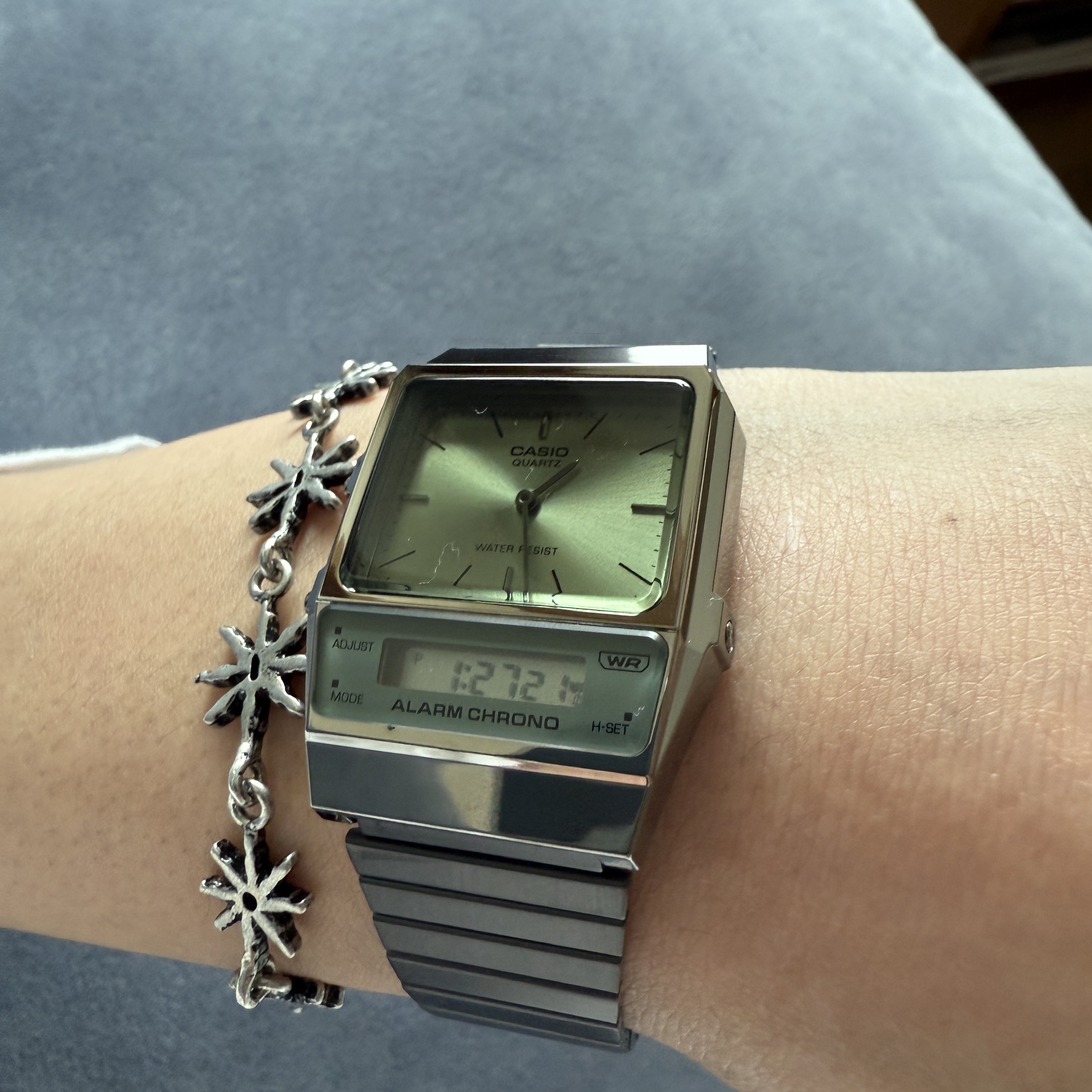 Casio AQ-800ECGG-3A 착용 스타일 - 2