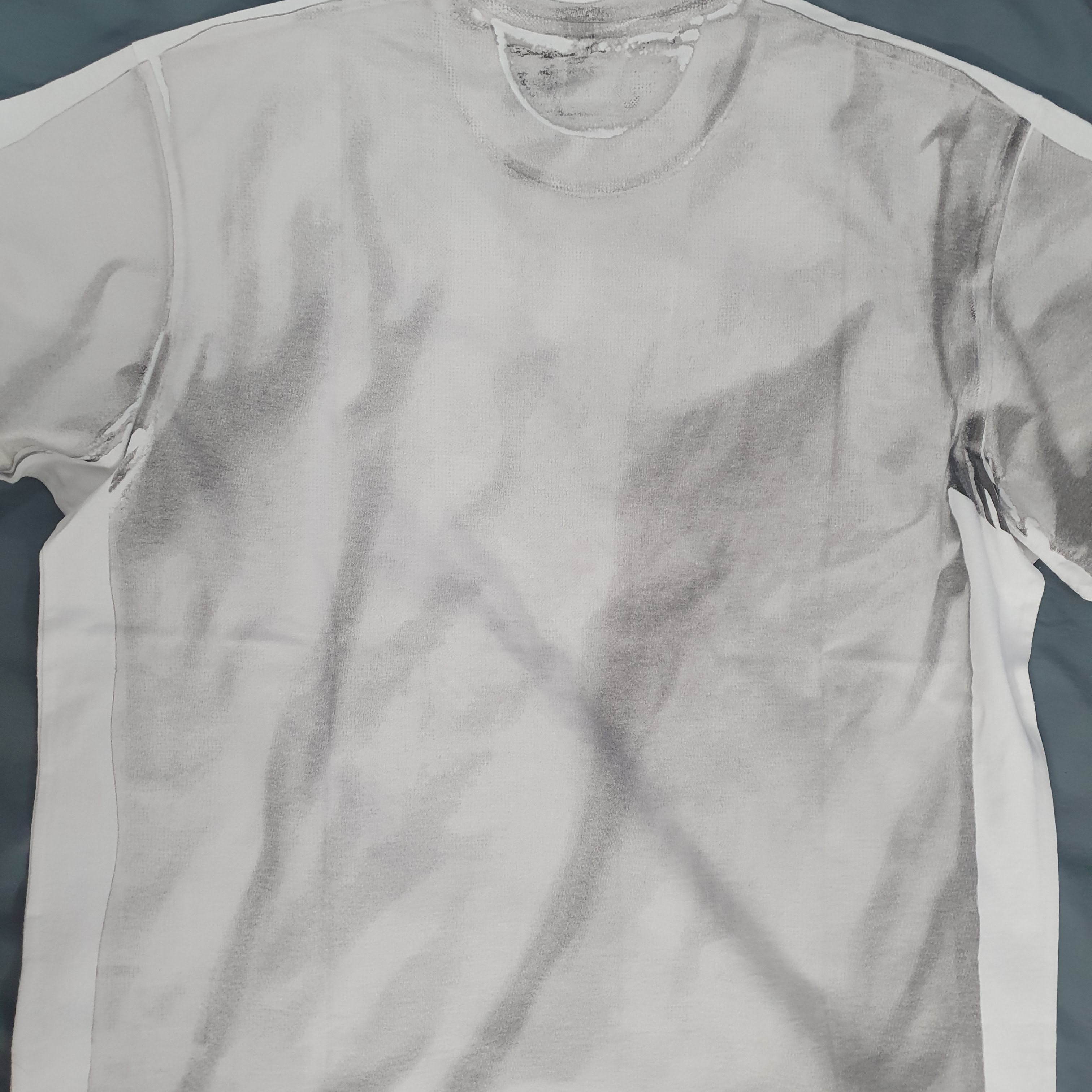 Supreme x MM6 Maison Margiela Box Logo T-Shirt White - 24SS 착용 스타일 - 2